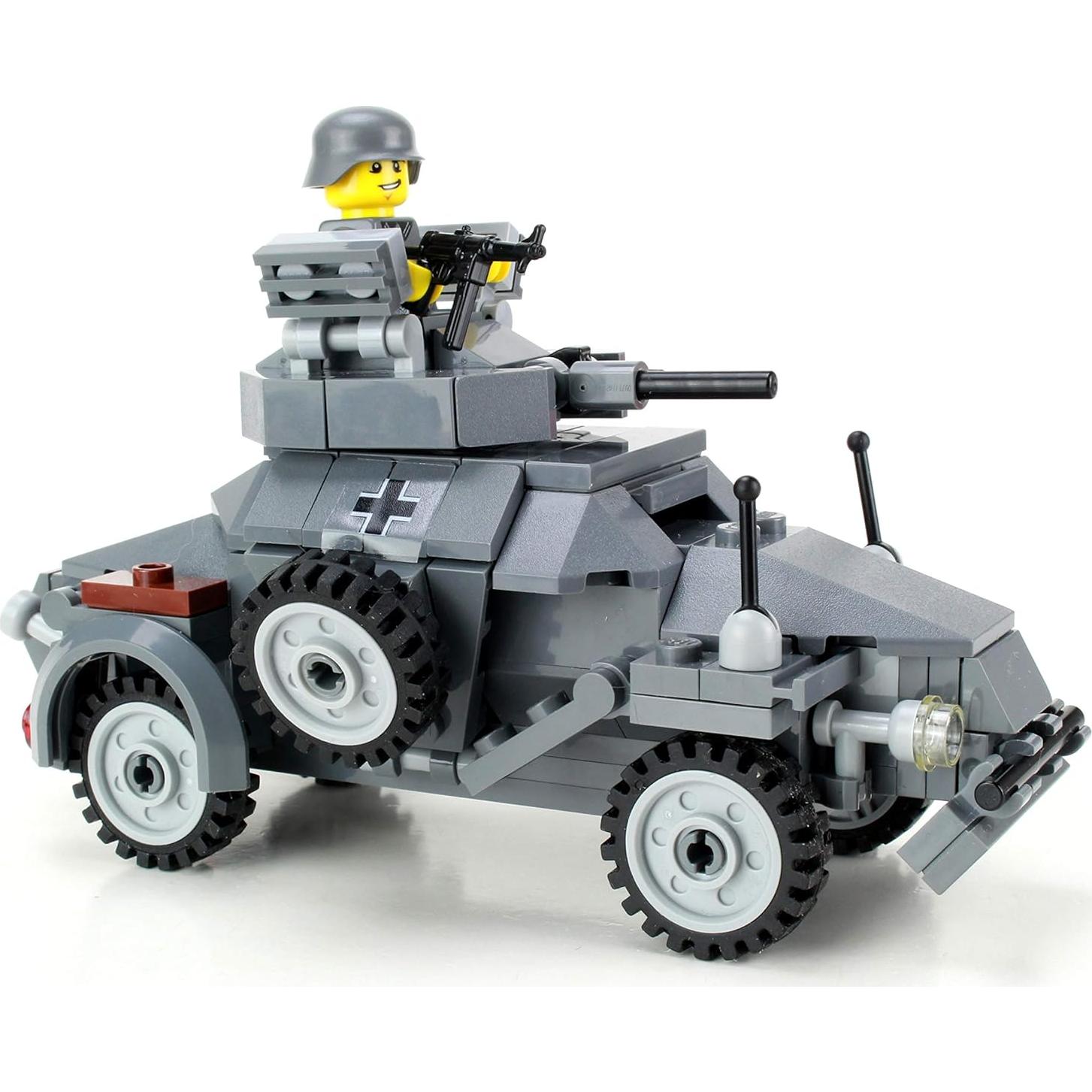 Conjunto Vehículo Blindado Alemán Sd. Kfz. 222 Battle Brick