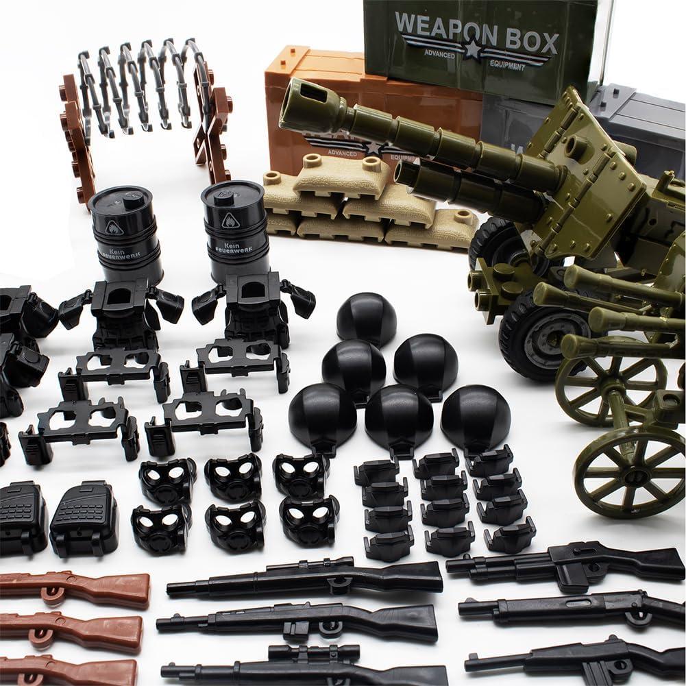 Paquete de Accesorios Militares Segunda Guerra Mundial ZECHOCHOZE