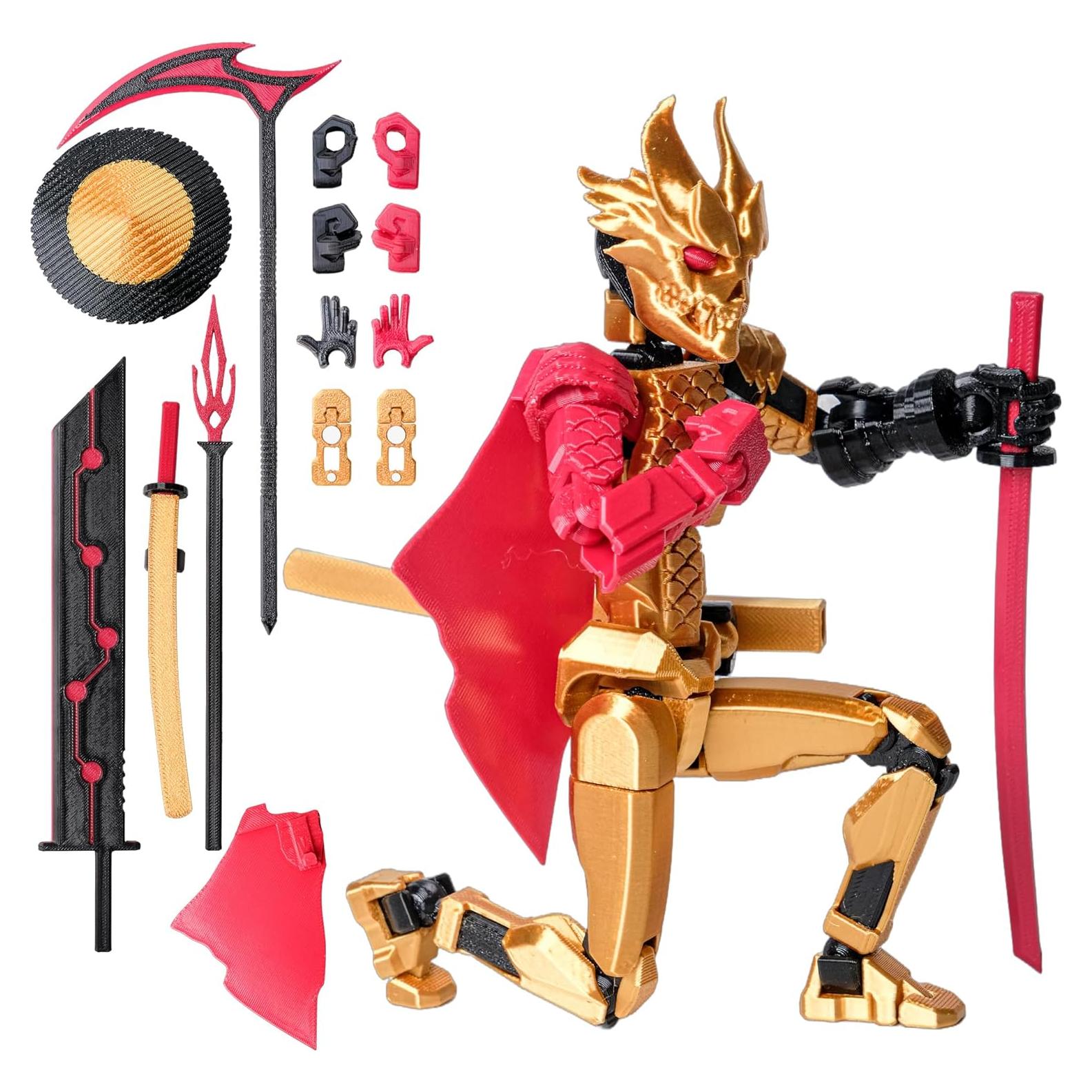 Figura de acción Dummy 20 Oro 20.6 cm 10 en 1 con accesorios