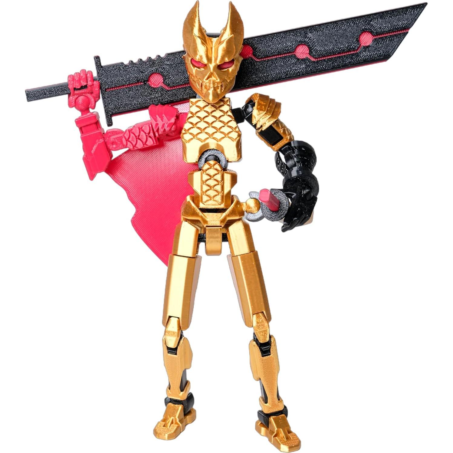 Figura de acción Dummy 20 Oro 20.6 cm 10 en 1 con accesorios