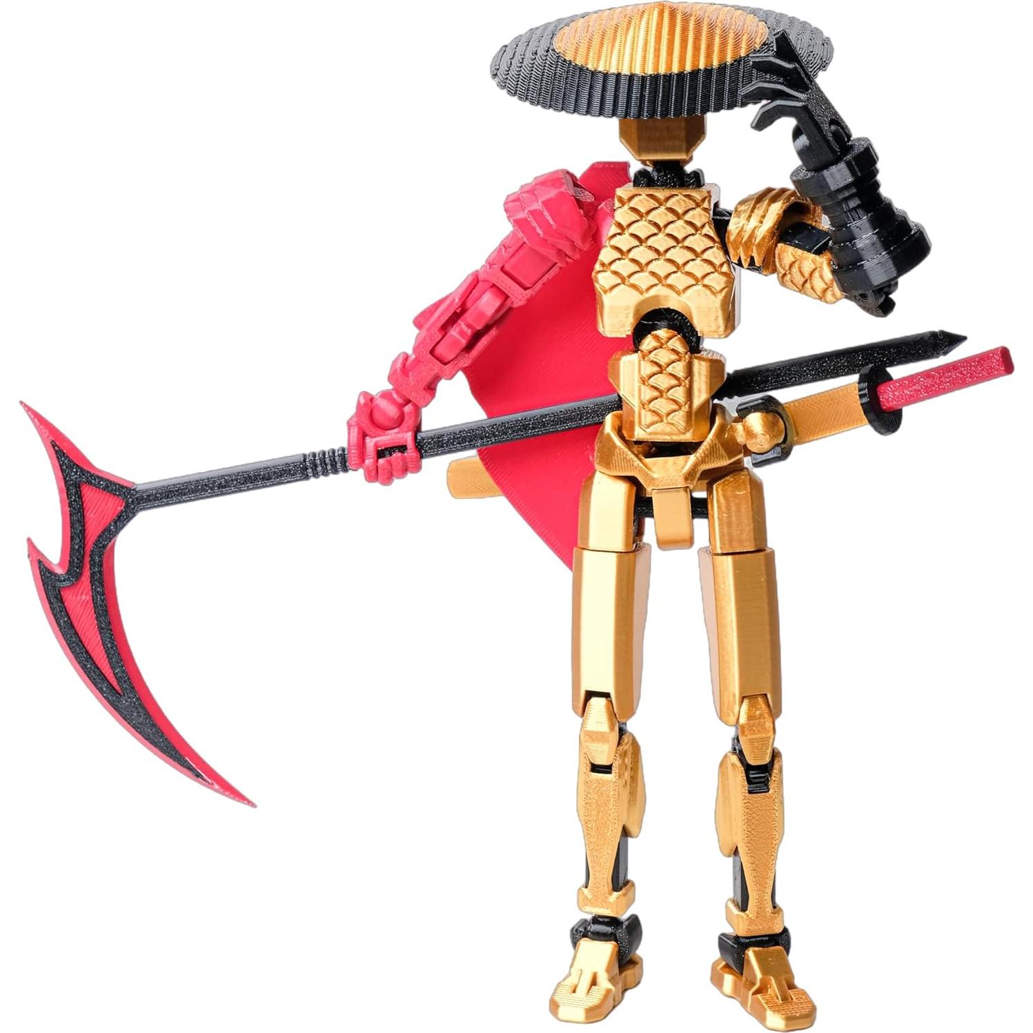 Figura de acción Dummy 20 Oro 20.6 cm 10 en 1 con accesorios