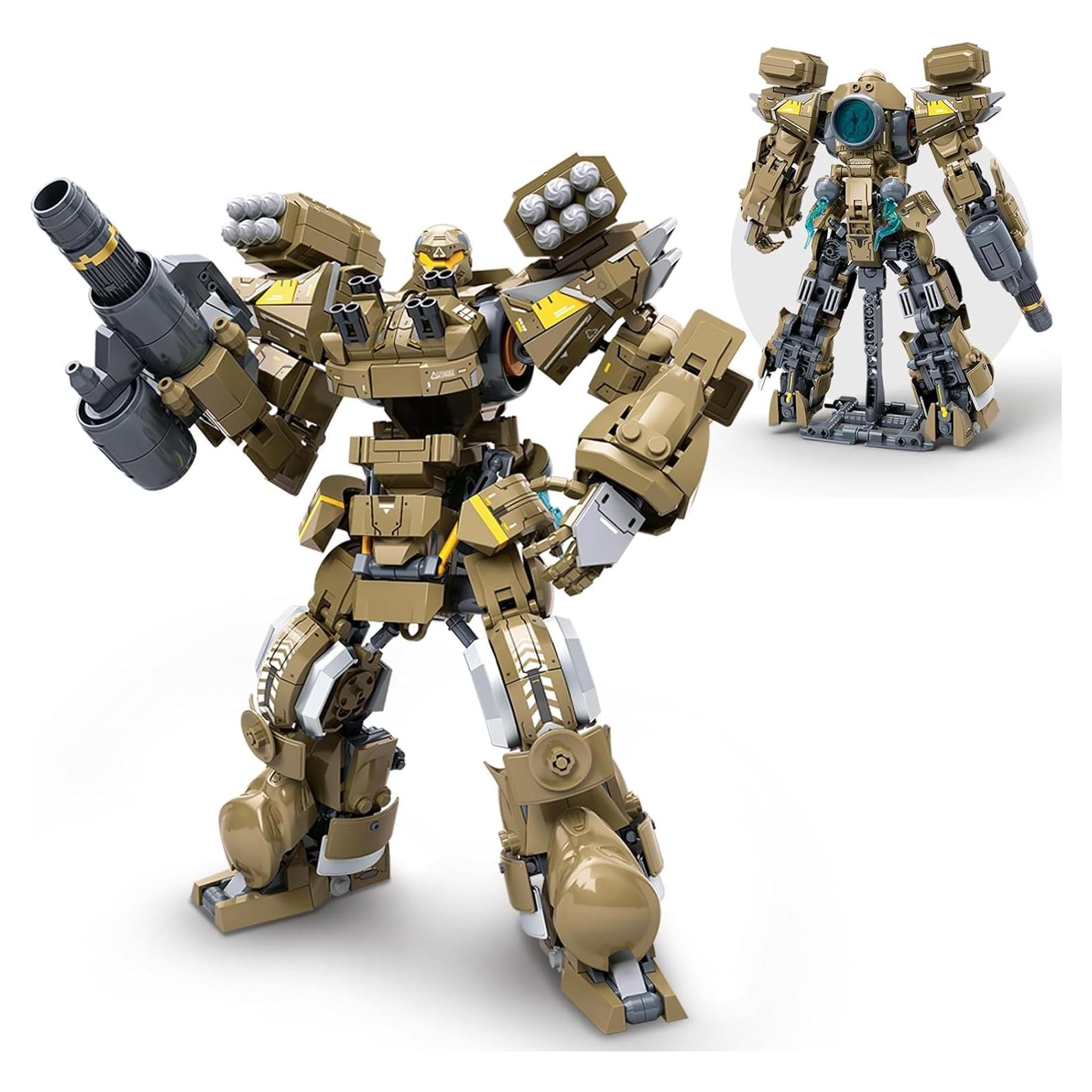 Set de Bloques de Construcción Mecánico Artillería High Godo 581 Piezas