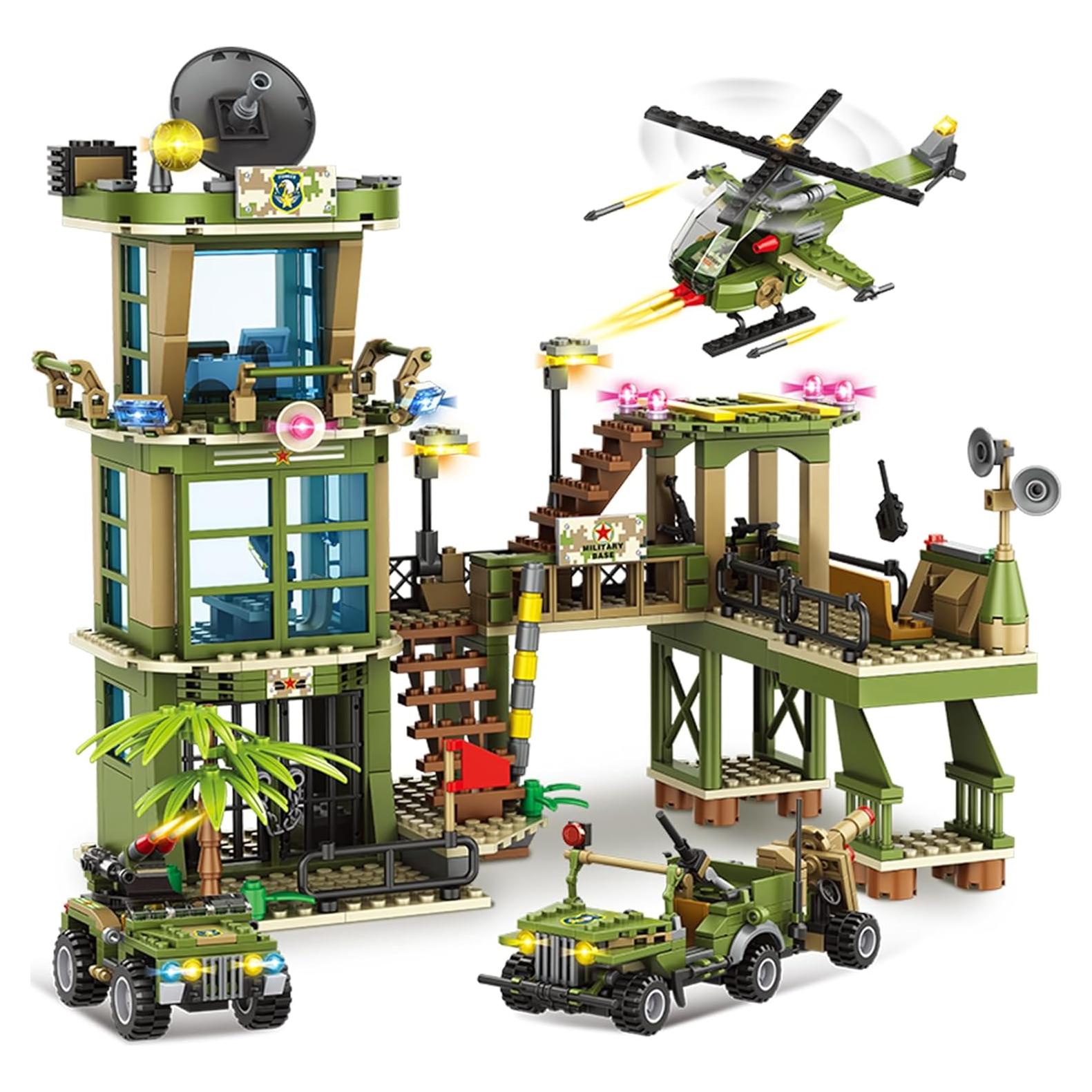 Base Militar de Guerra Shantou 870 Piezas Juguete Ejército