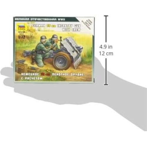 Kit de Modelo Zvezda Artillería Alemana 75mm 1/72