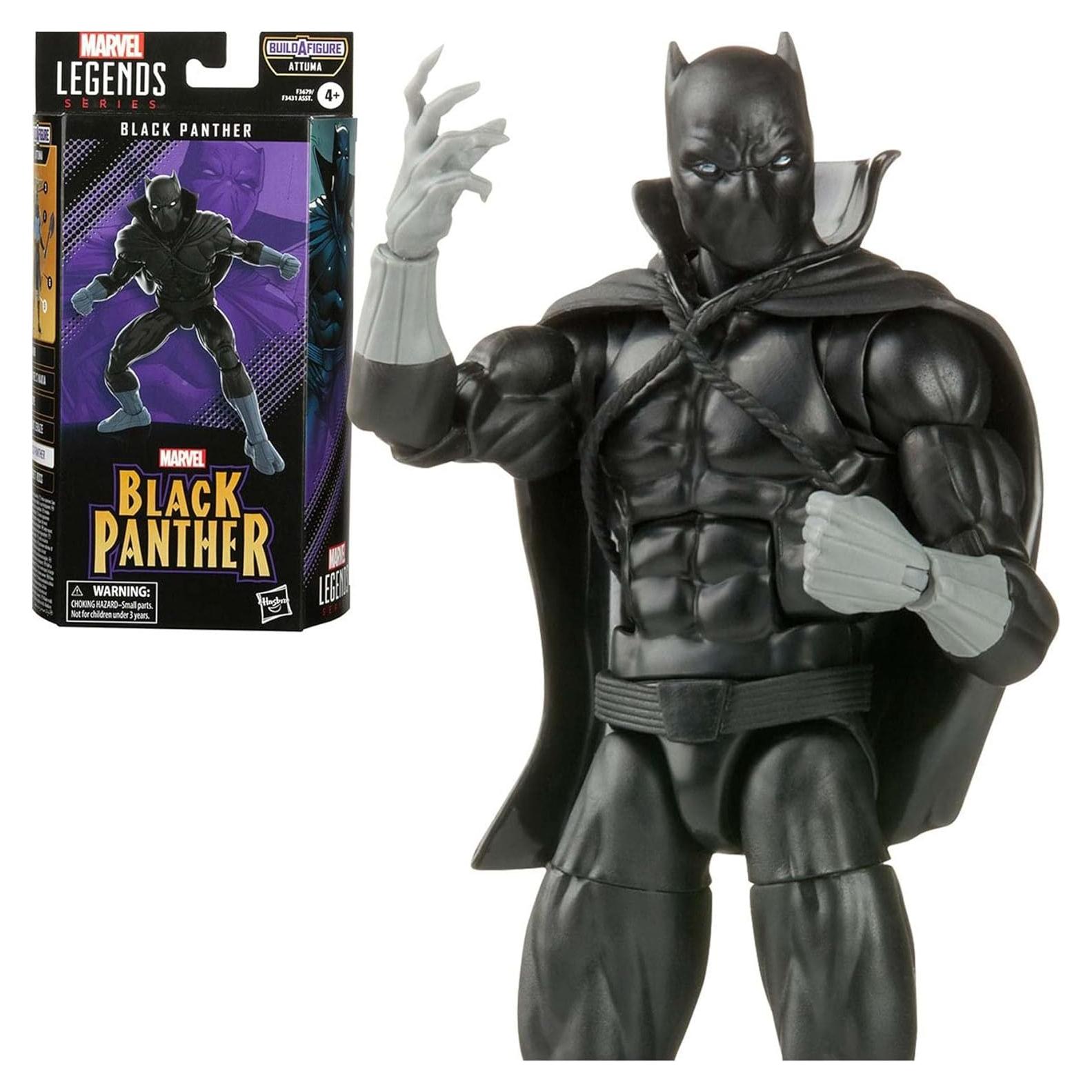 Figura de acción Black Panther Marvel Legends 15 cm con accesorios