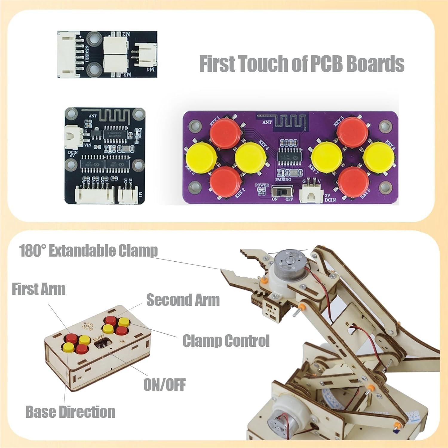 Kit de Brazo Robótico ANNISOKA para Niños 8+ Años STEM