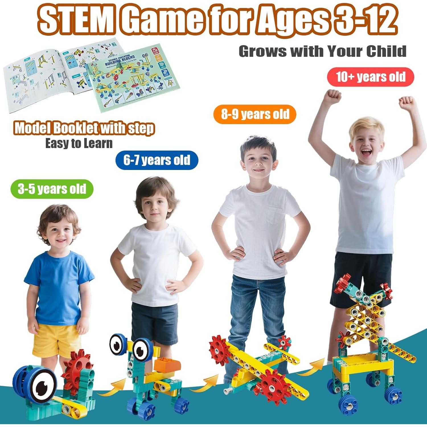 Juguete de Construcción STEM 13 en 1 Goouli 135 Piezas