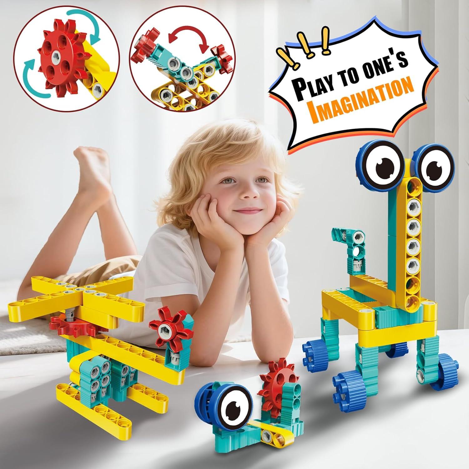 Juguete de Construcción STEM 13 en 1 Goouli 135 Piezas