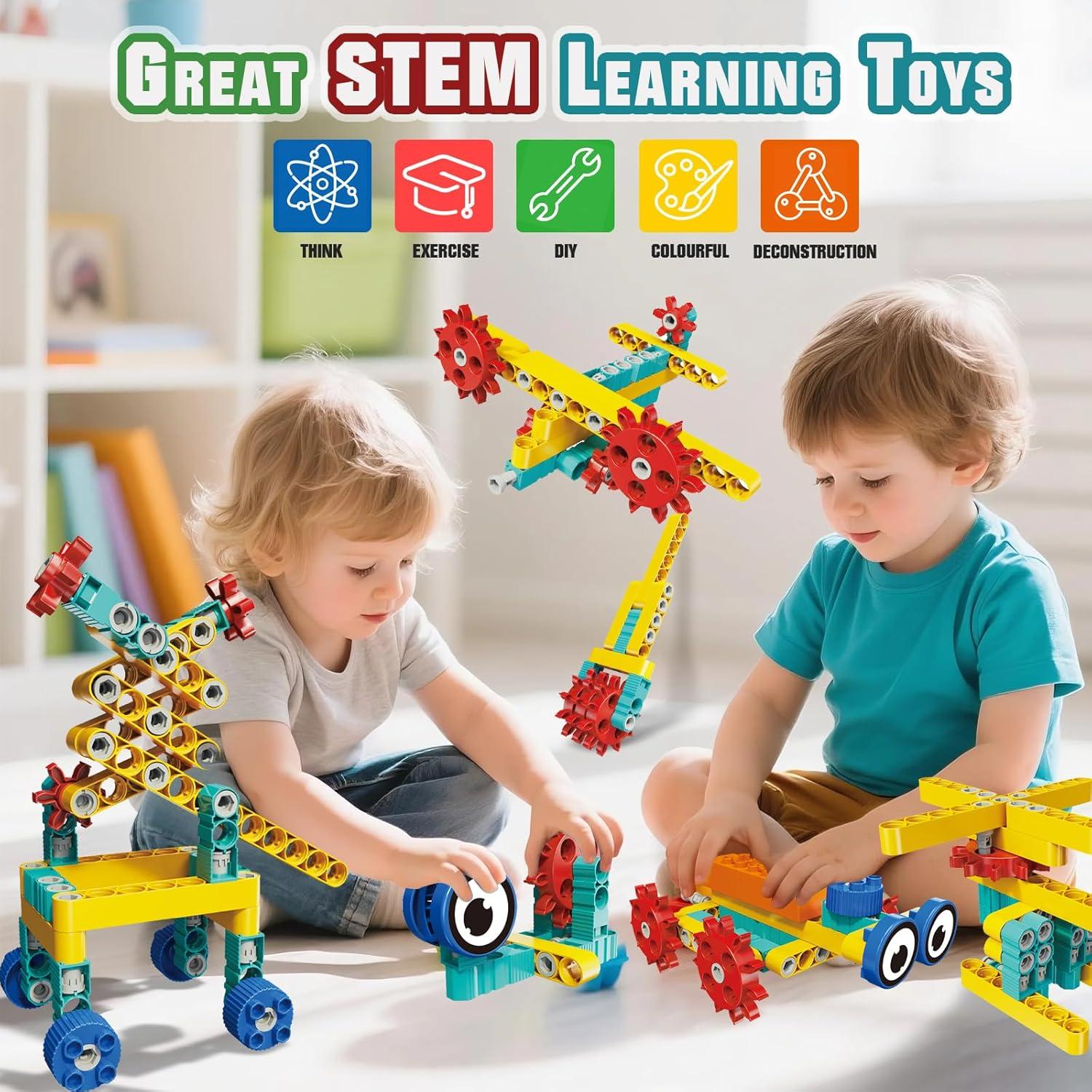 Juguete de Construcción STEM 13 en 1 Goouli 135 Piezas