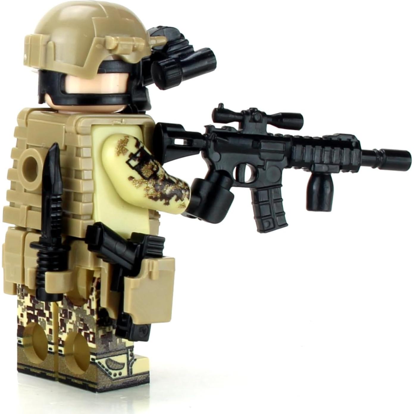 Minifigura Militar Personalizada Cuerpo de Marines MARPAT