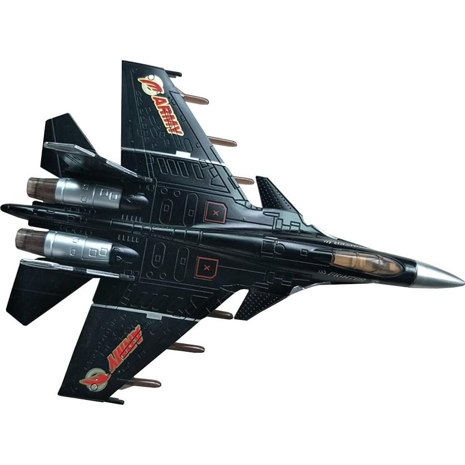 Avión de Combate HSOMiD con Luces y Sonidos - 26.2x19.8cm