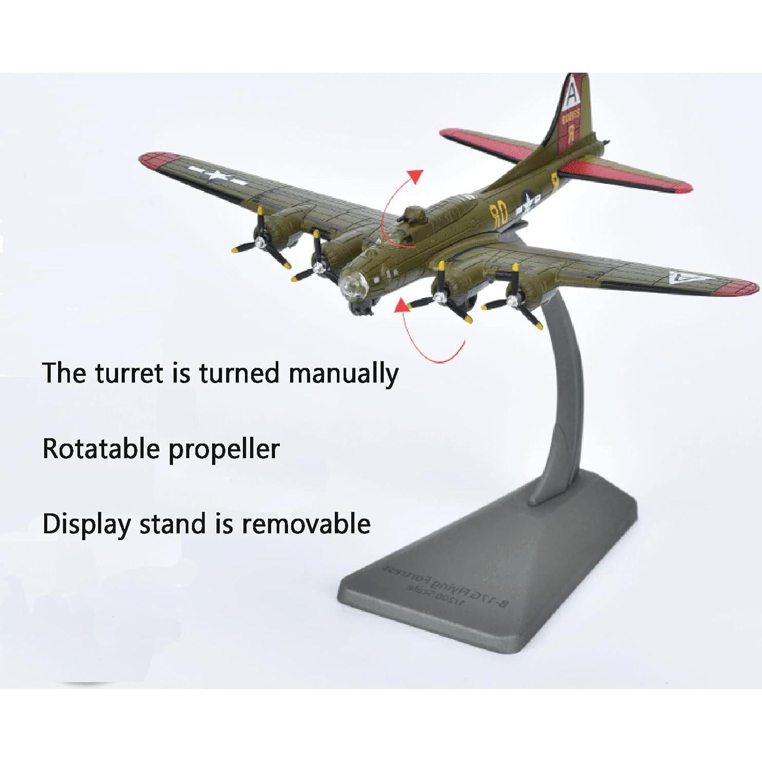 Modelo B-17G Bombardero WWII 1:200 Aleación Boeing
