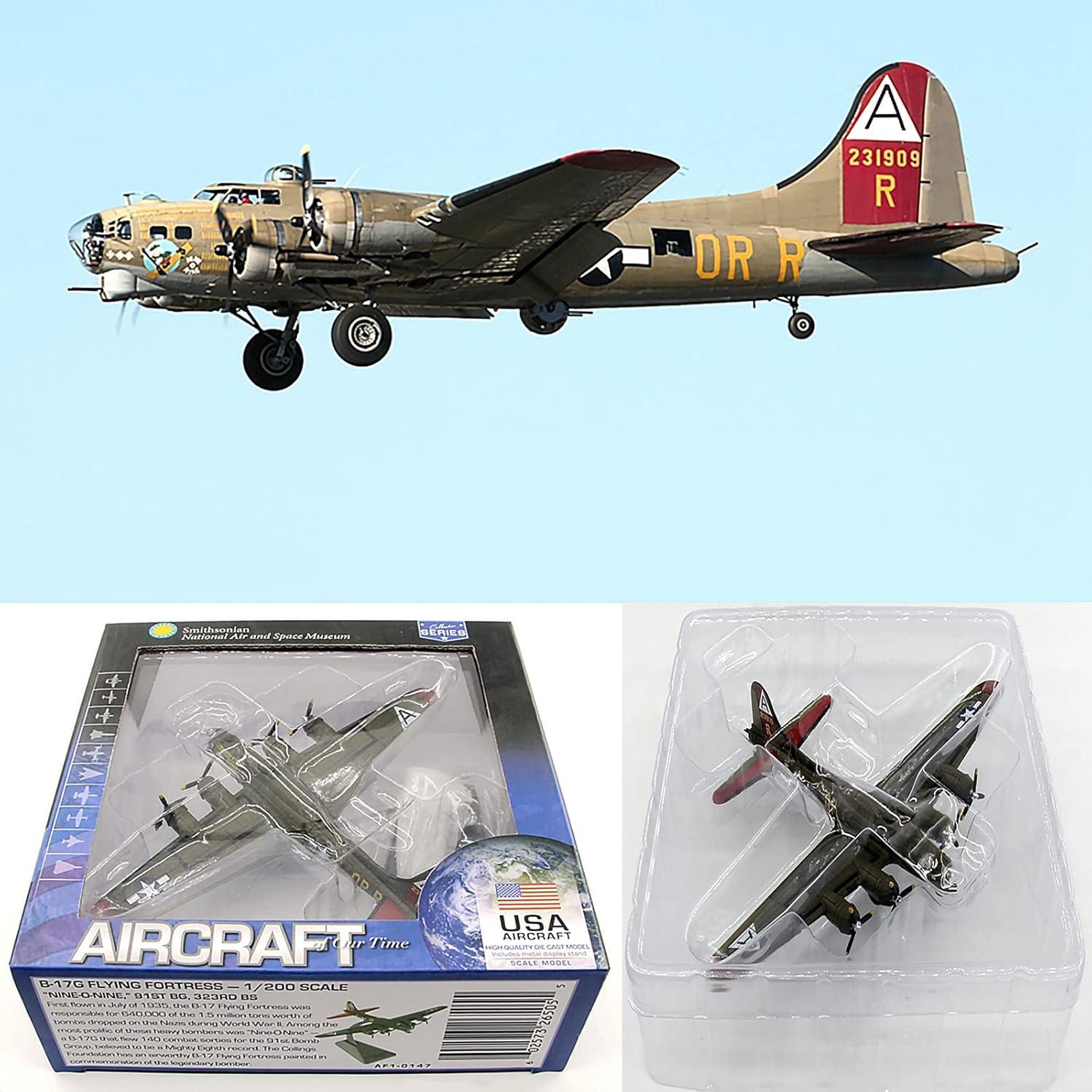 Modelo B-17G Bombardero WWII 1:200 Aleación Boeing