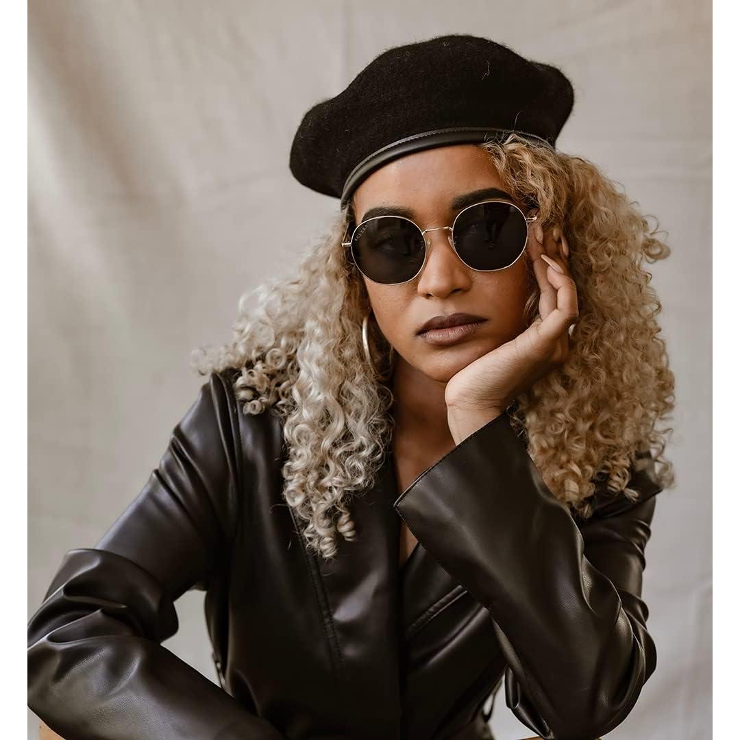 Boina Militar Gajaous Verde Ajustable 100% Lana para Hombres y Mujeres