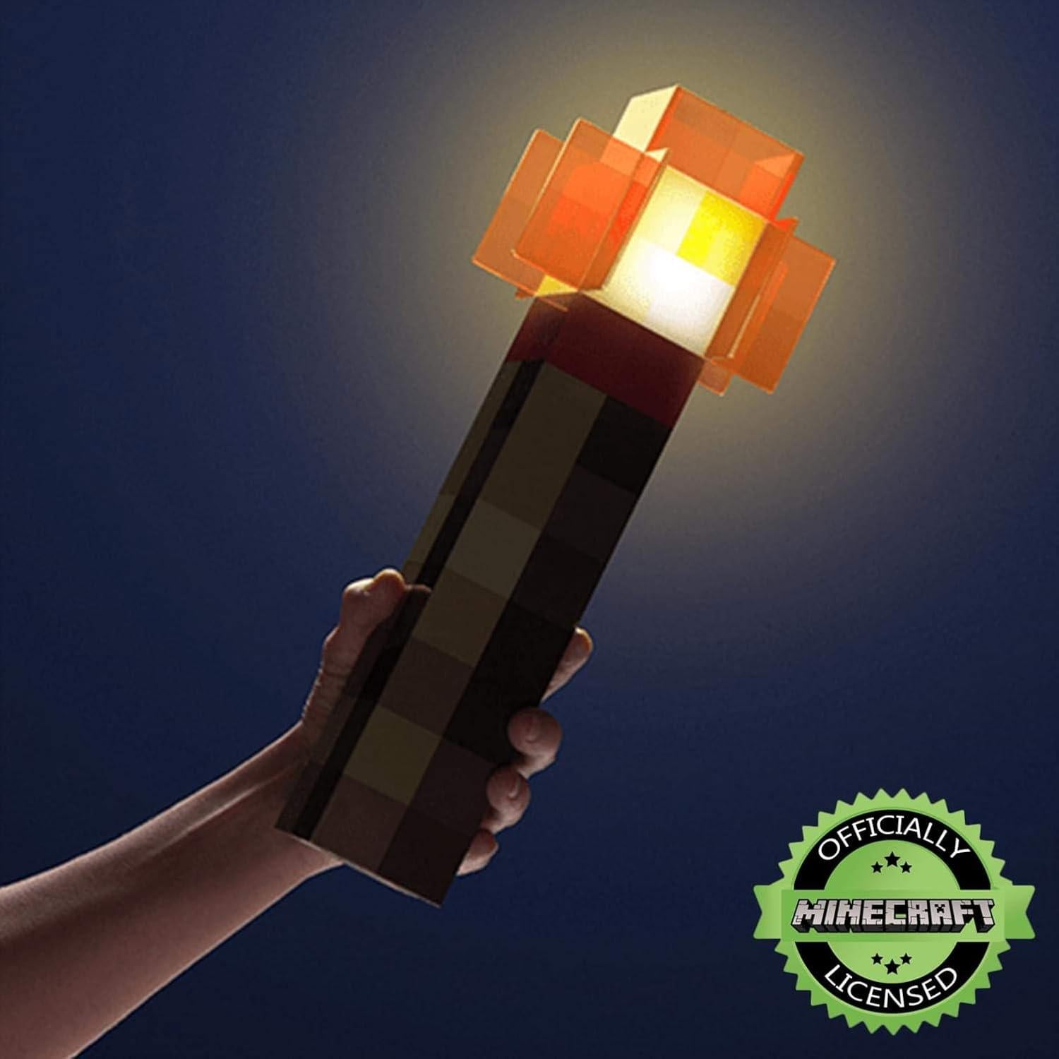 Lámpara LED Antorcha de Redstone Minecraft 34.3 cm Recargable