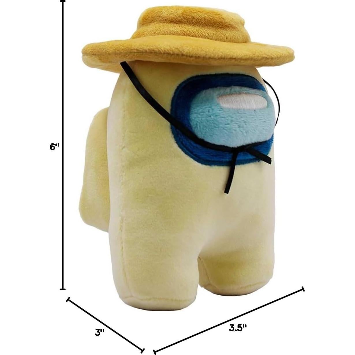 Peluche Among Us 15 cm Just Toys Amarillo Claro Akruba