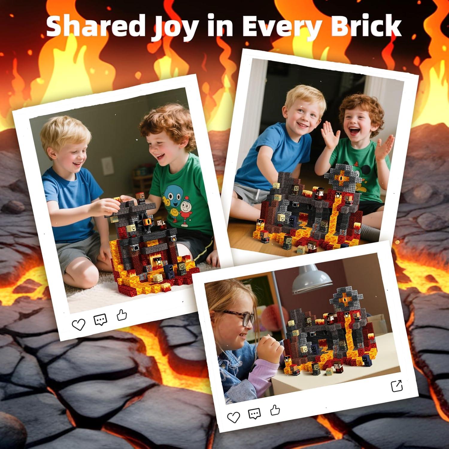 Bloques Magnéticos idoot 100PCS Juguetes Sensoriales STEM