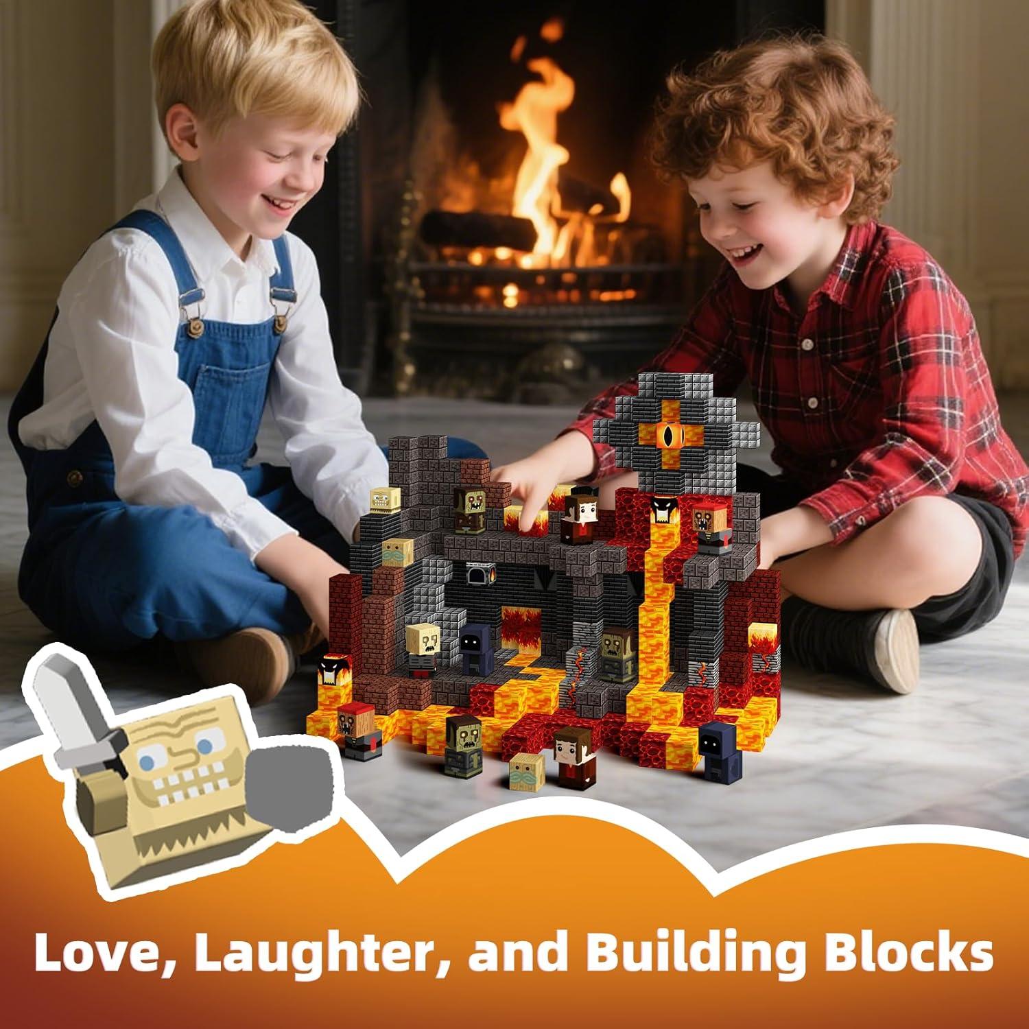 Bloques Magnéticos idoot 100PCS Juguetes Sensoriales STEM