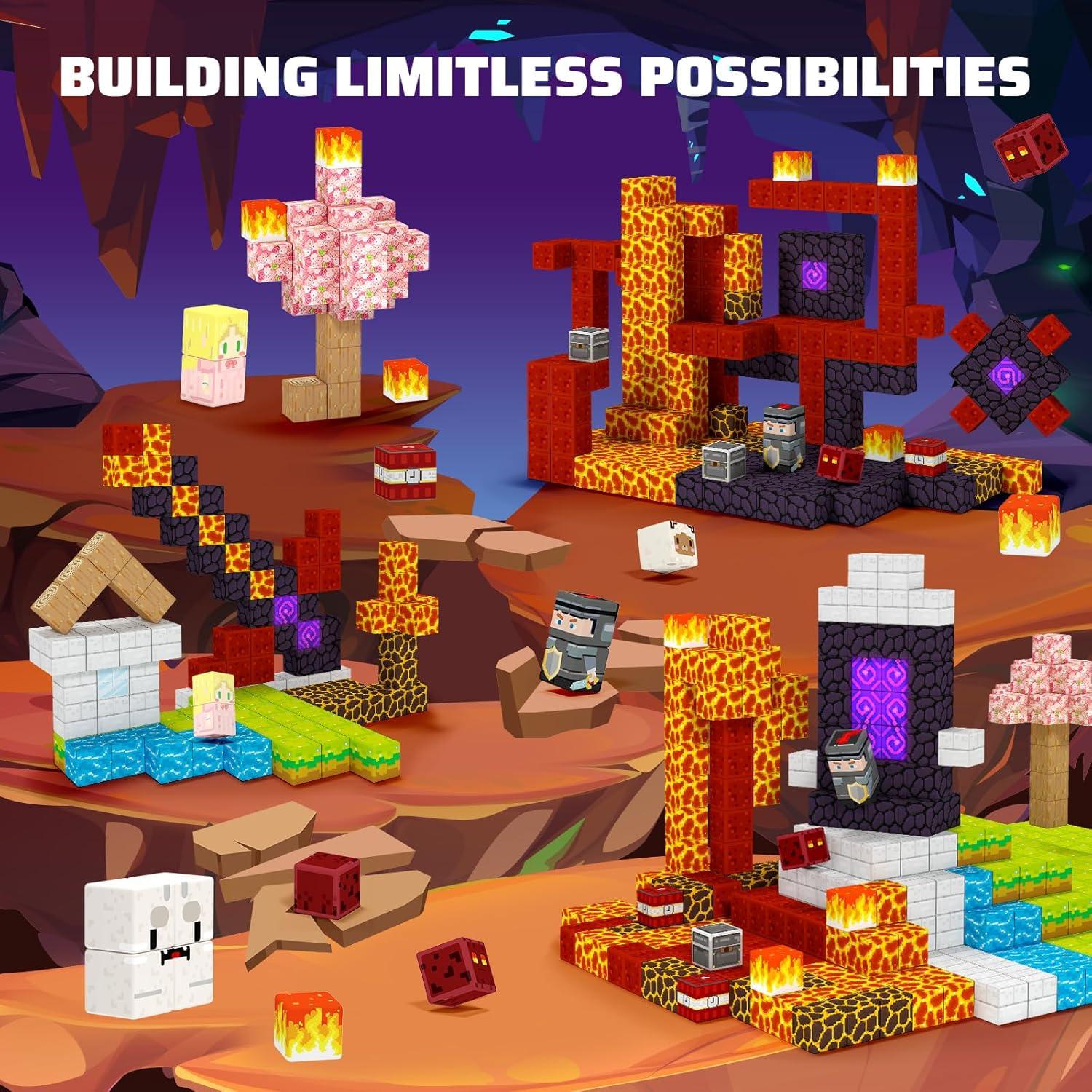 Bloques Magnéticos Titoclar 100 Piezas Juguetes Educativos