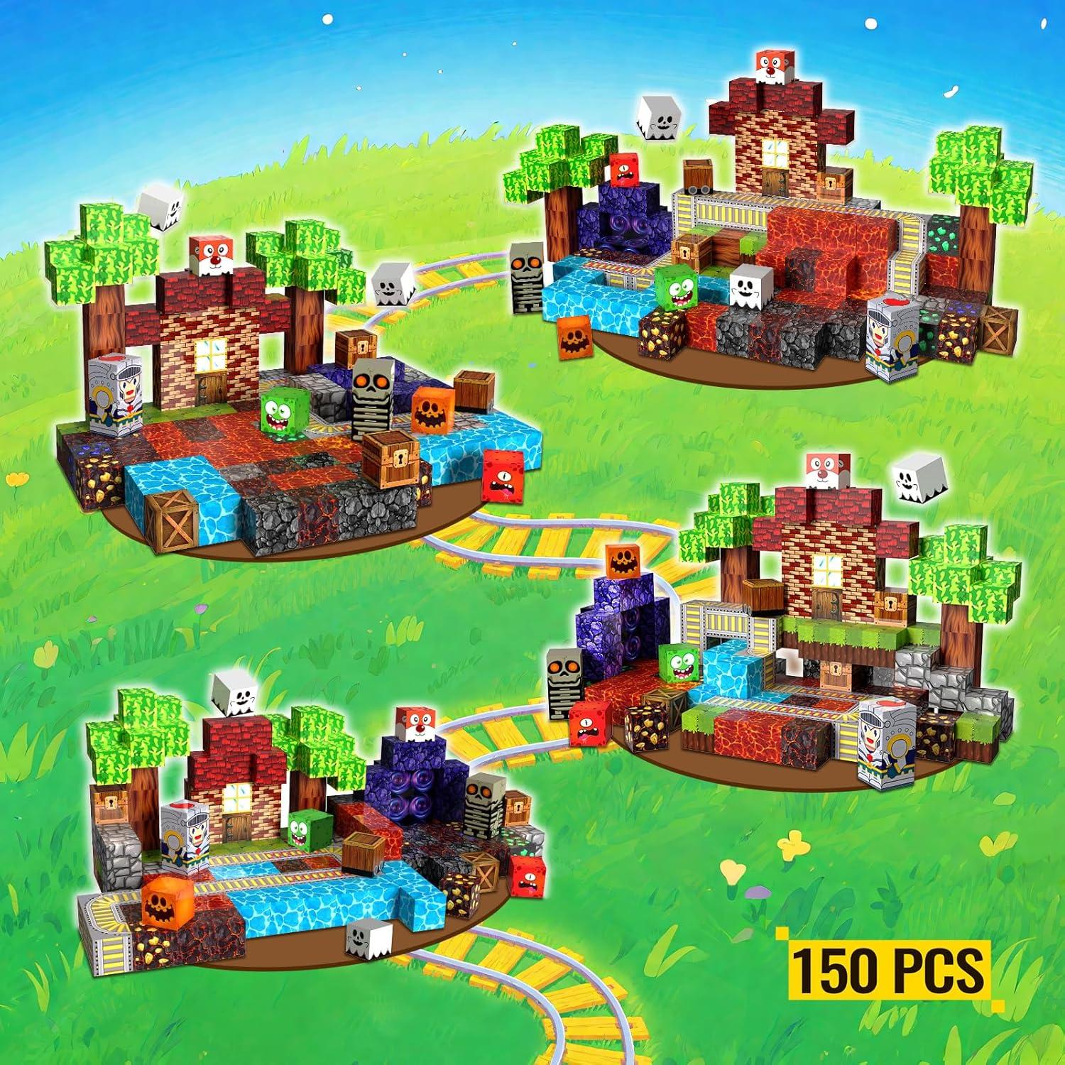 Bloques Magnéticos 150PCS - Juguete de Construcción STEM