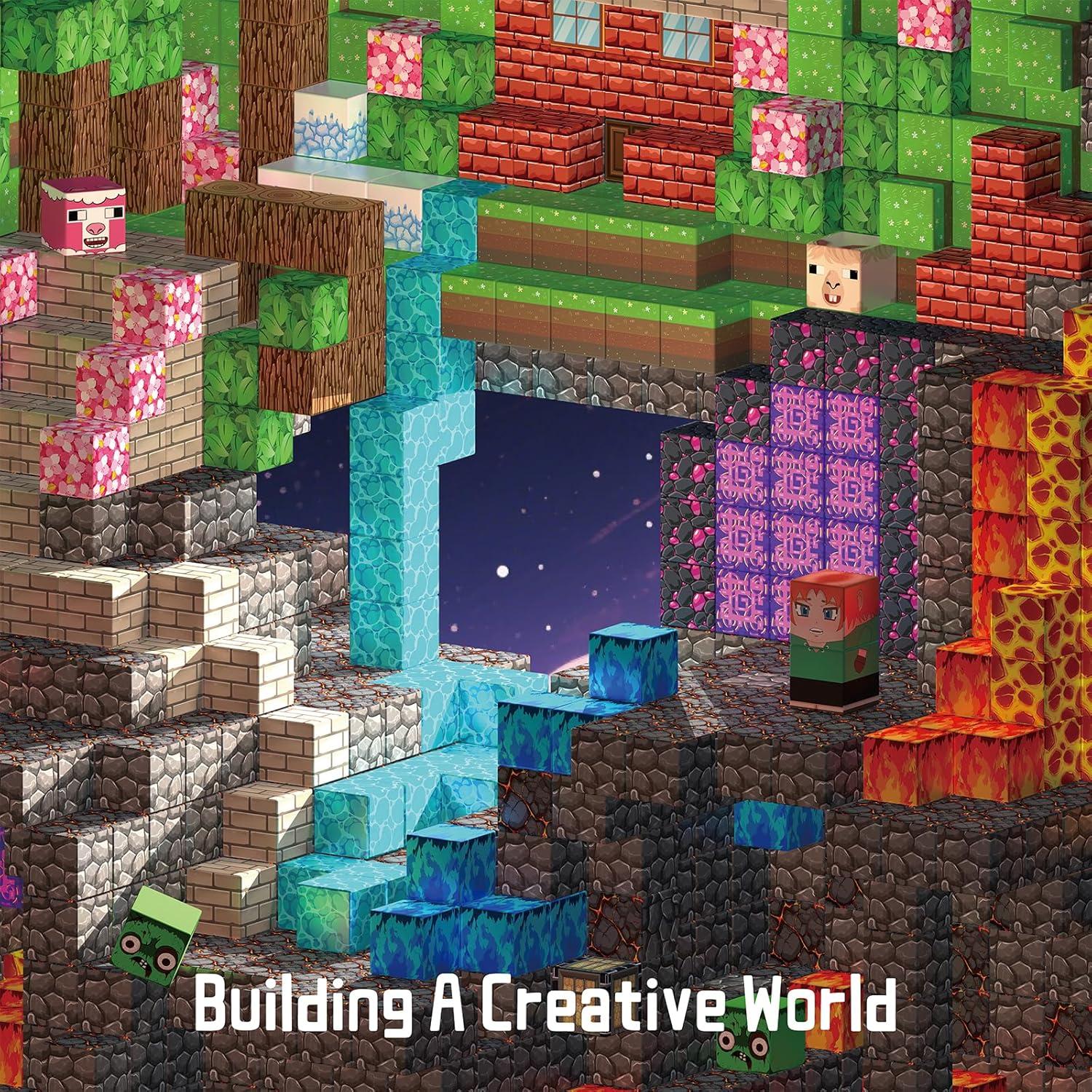 Bloques Magnéticos BrightBlox 120PCS Juguetes STEM 3-10 Años