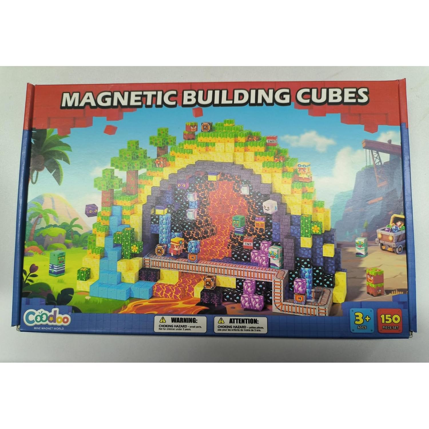 Coodoo Set de Bloques Magnéticos 150PCS para Niños 3+
