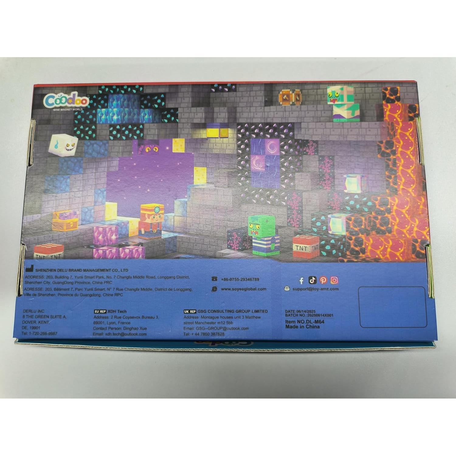 Coodoo Set de Bloques Magnéticos 150PCS para Niños 3+