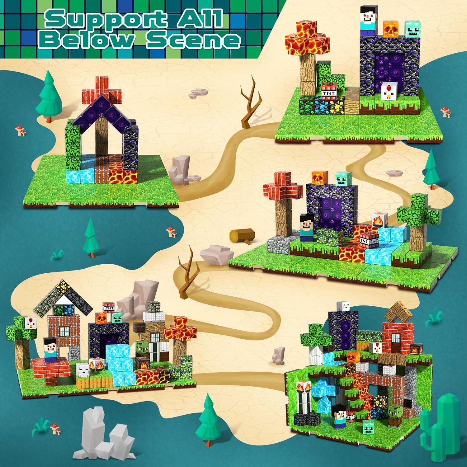 150 Piezas Bloques Magnéticos ToyUnited - Juguete Educativo STEM