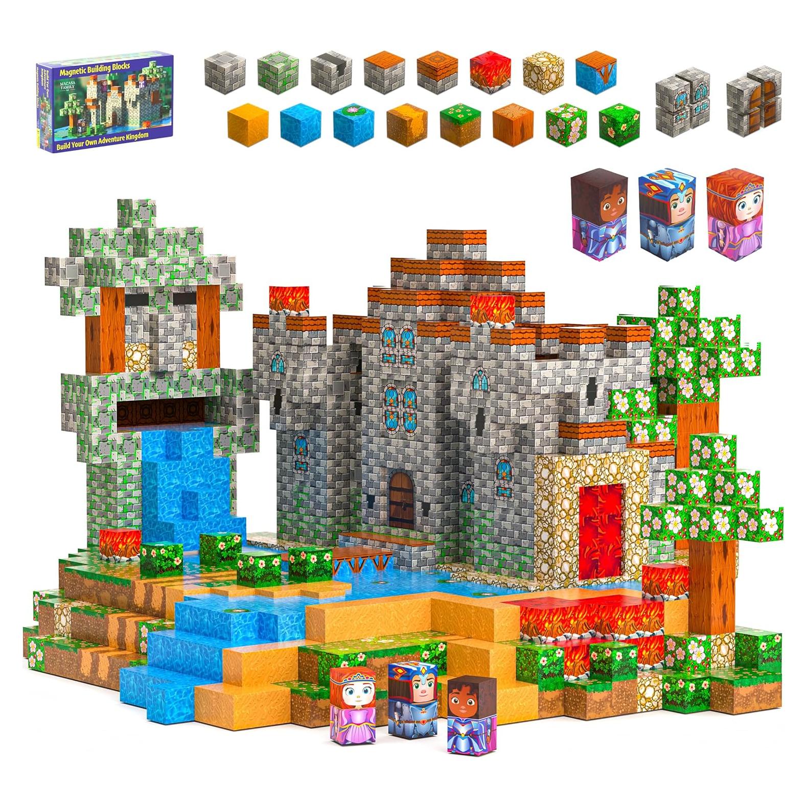 Bloques Magnéticos 120 Piezas - Juguete STEM para Niños 3-12 Años