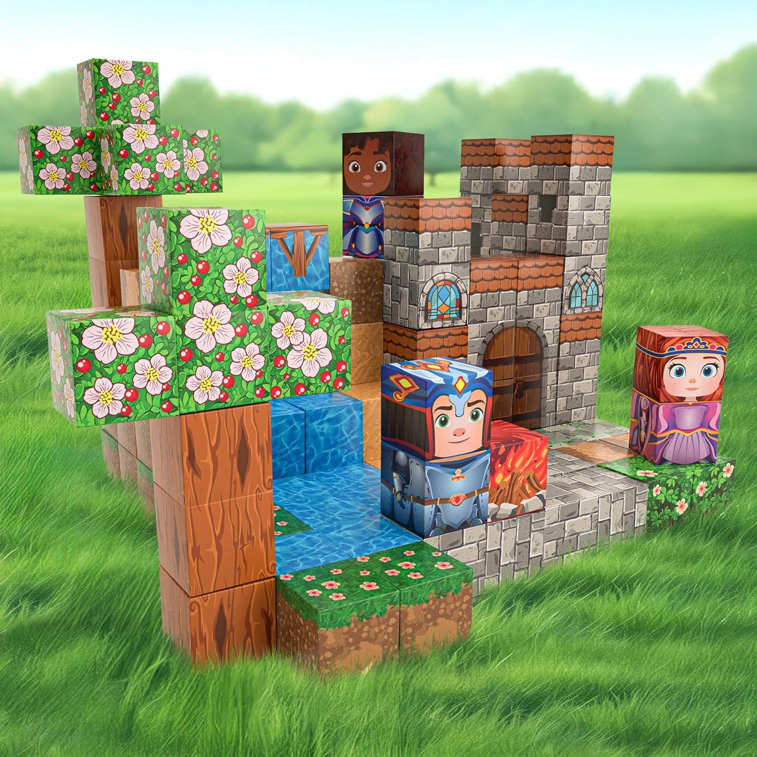 Bloques Magnéticos 120 Piezas - Juguete STEM para Niños 3-12 Años