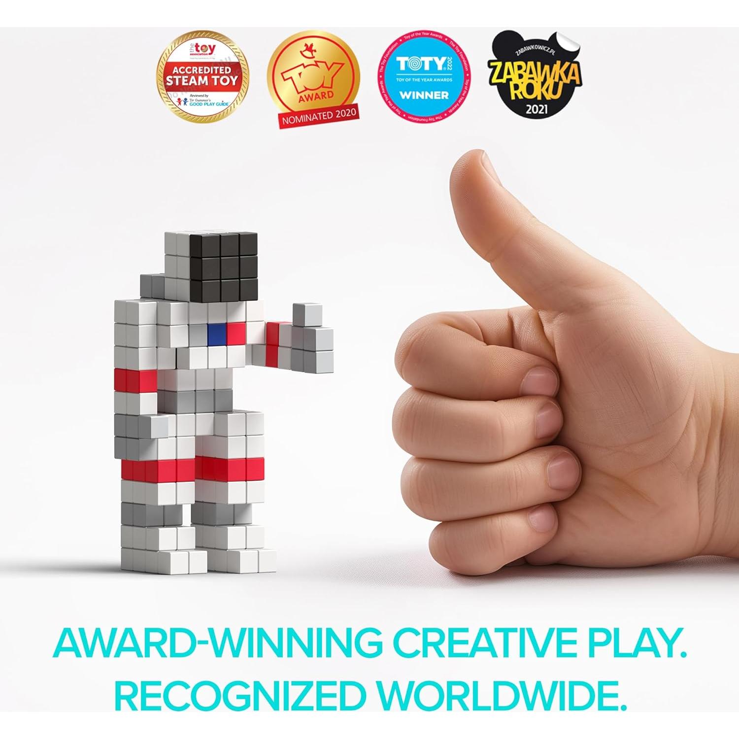 PIXIO-50 Bloques Magnéticos Pequeños 50 Piezas 8mm