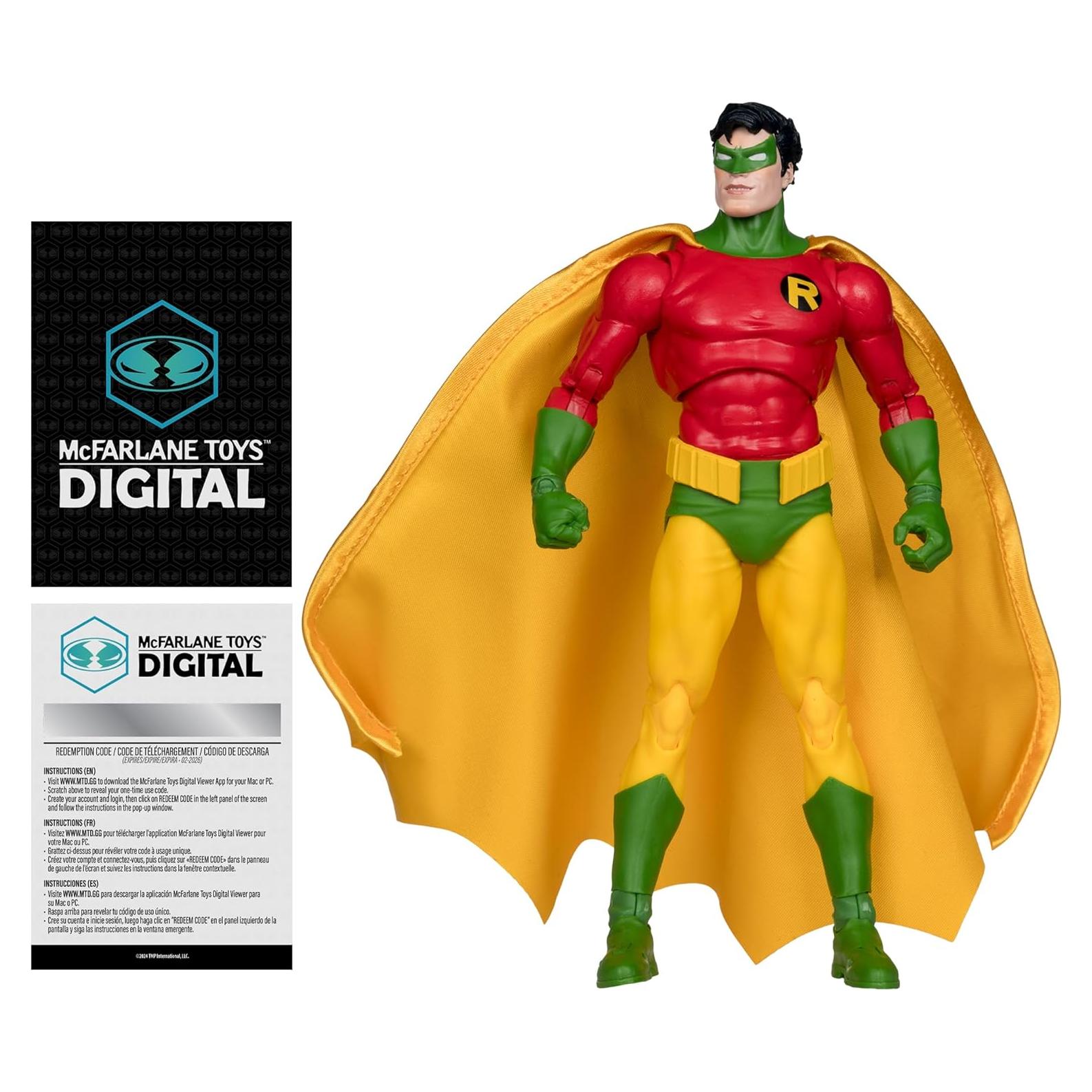 Figura de acción Robin Tierra-2 McFarlane 17 cm coleccionable
