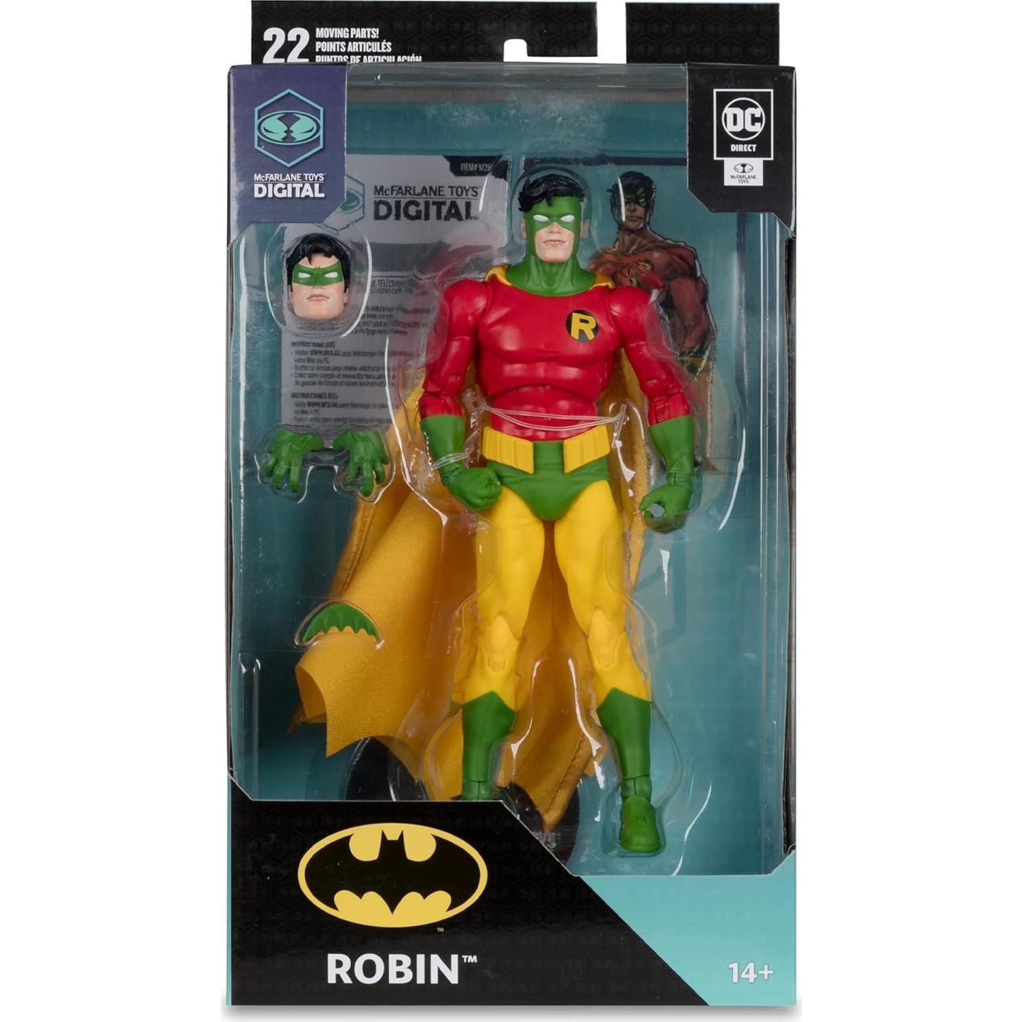 Figura de acción Robin Tierra-2 McFarlane 17 cm coleccionable