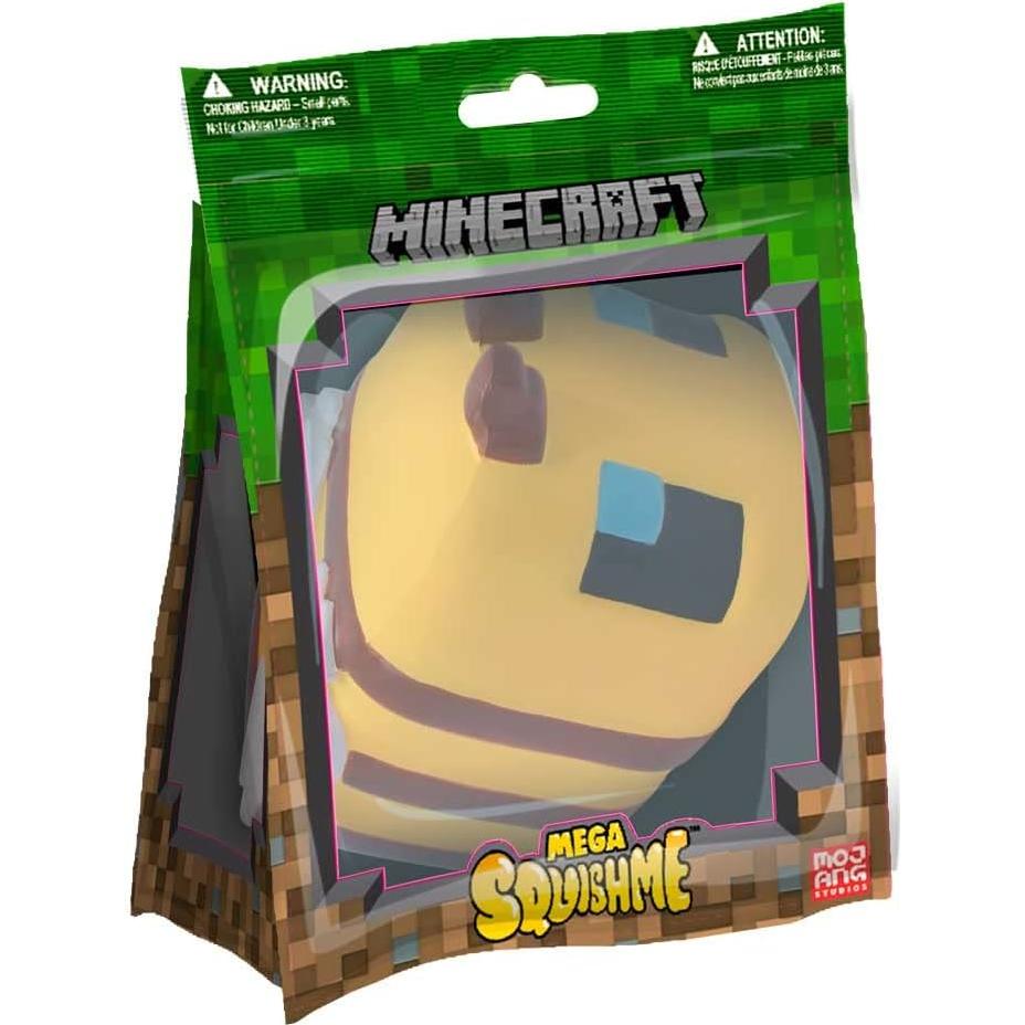 Minecraft Mega SquishMe Abeja Serie 3 - Juguete Antiestrés 15cm