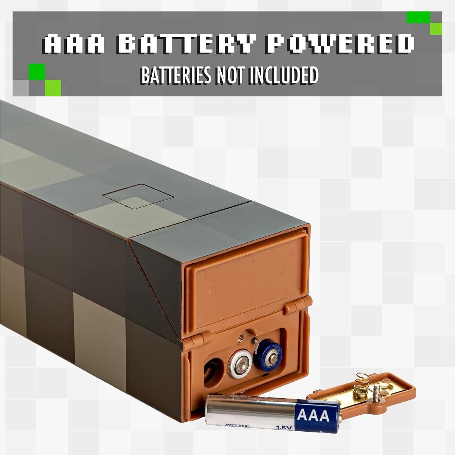 Luz de Antorcha Minecraft Paladone - 12.7 cm, 2 Modos LED