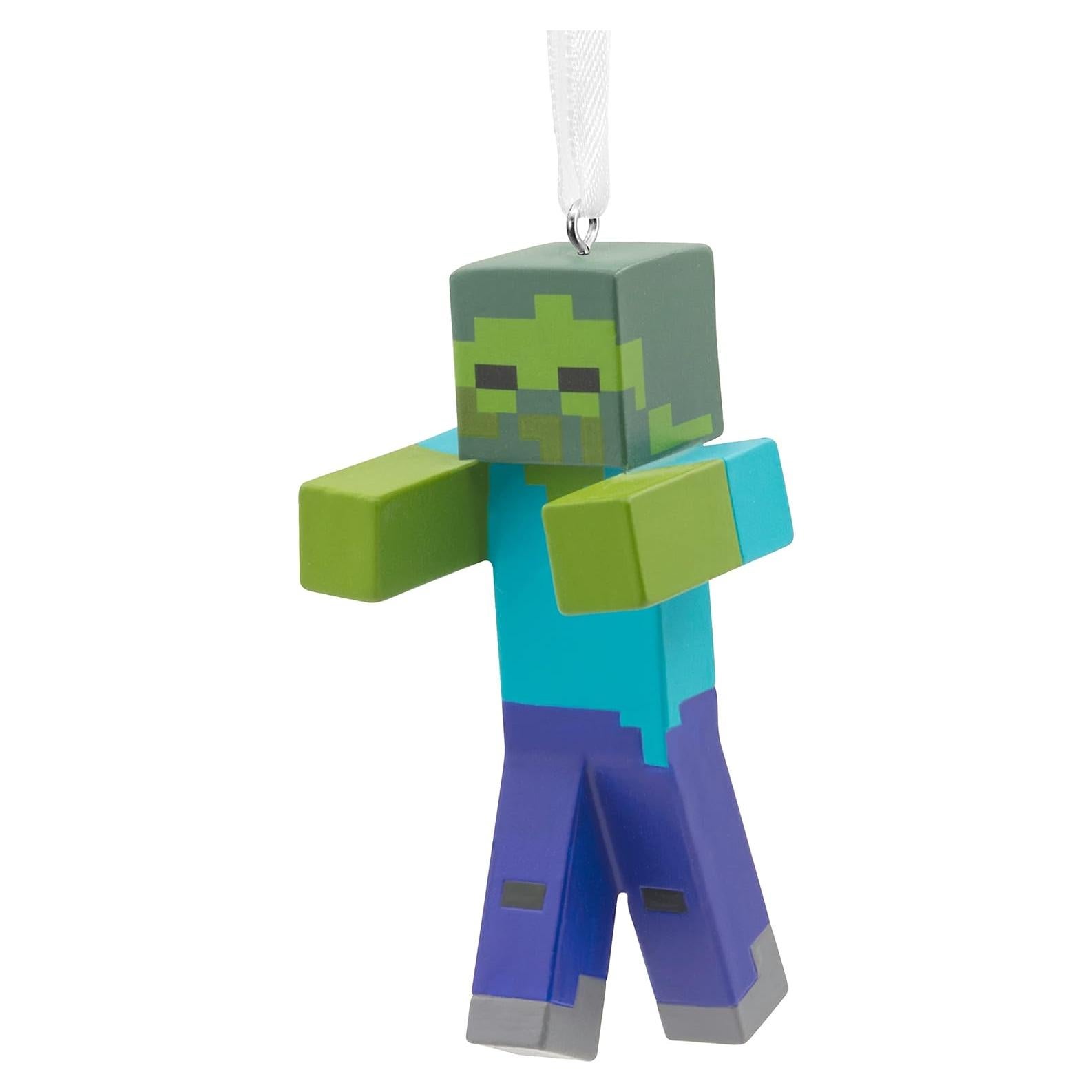 Adorno de Navidad Hallmark Minecraft Zombie 3.28 x 7.74 cm