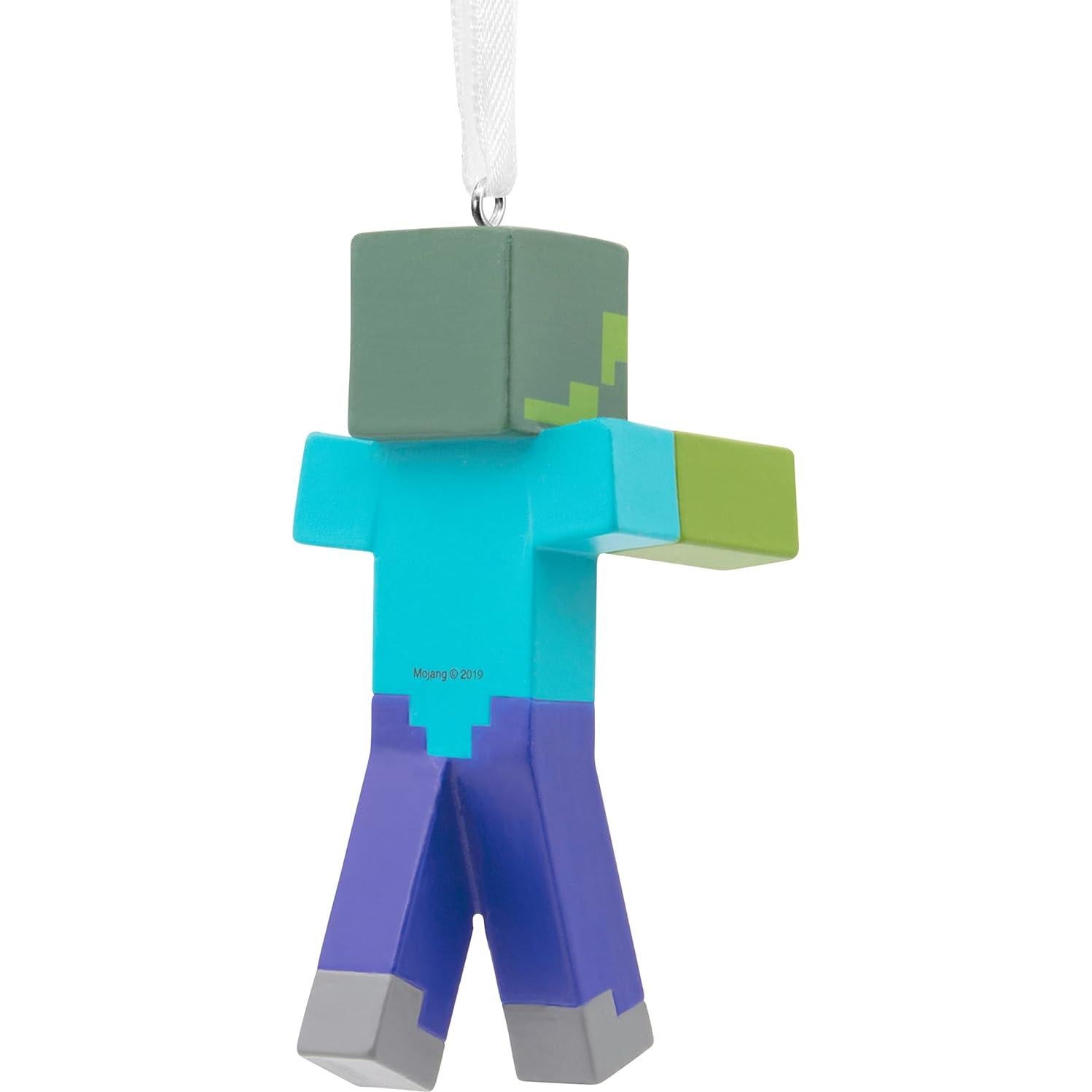 Adorno de Navidad Hallmark Minecraft Zombie 3.28 x 7.74 cm