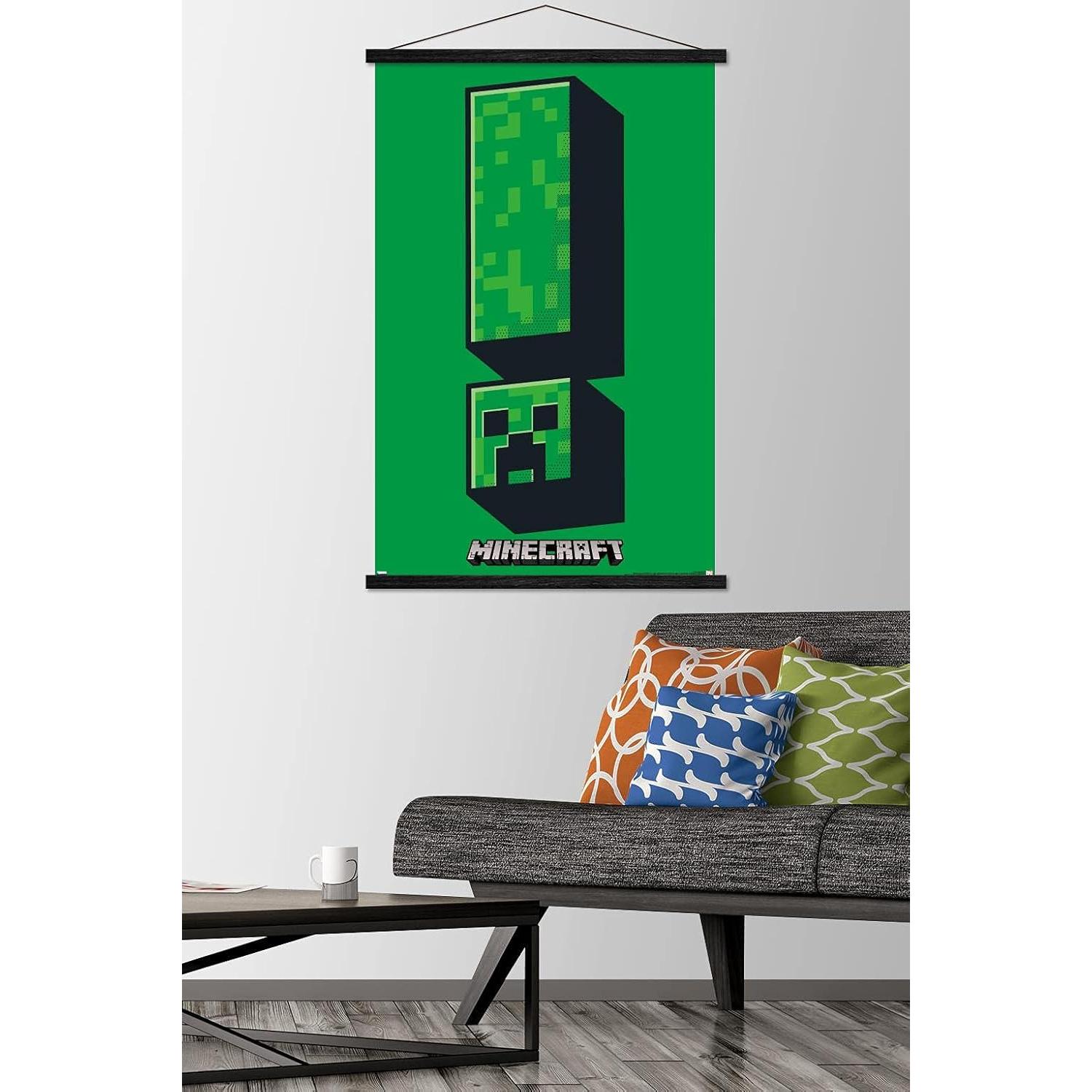 Póster de Pared Trends International Minecraft Creeper 86.4x56.7cm