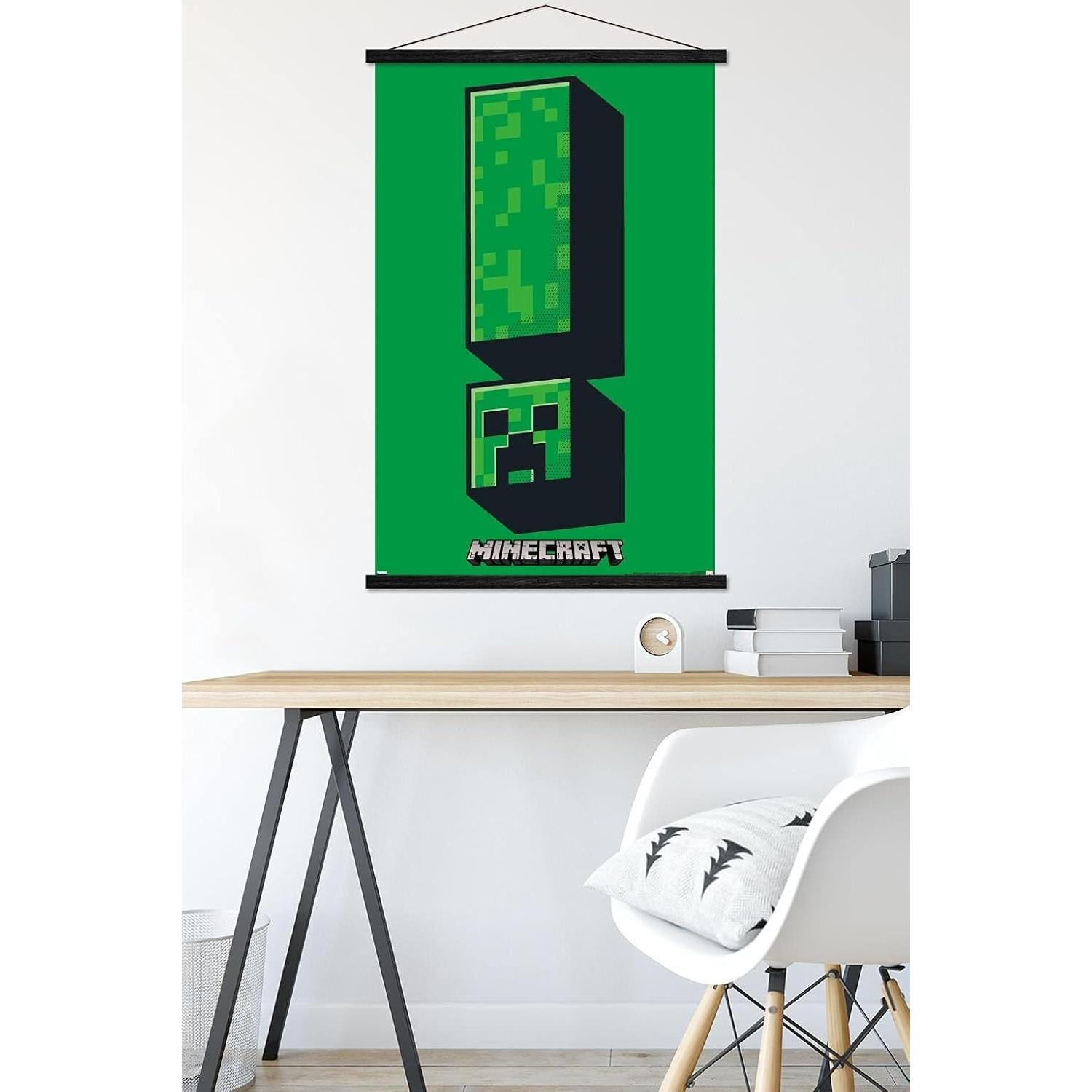 Póster de Pared Trends International Minecraft Creeper 86.4x56.7cm