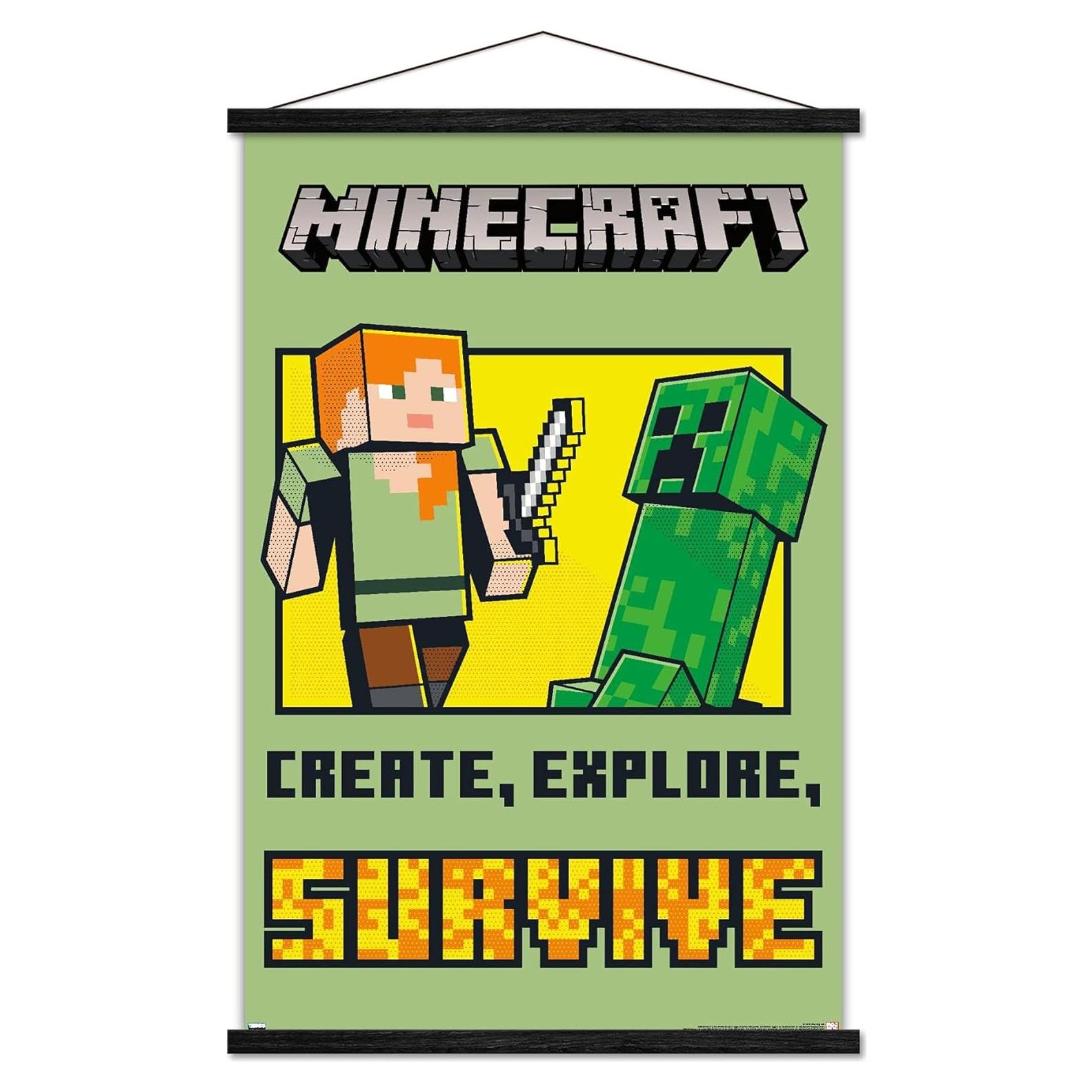 Póster de Pared Trends International Minecraft 86.4x56.7cm