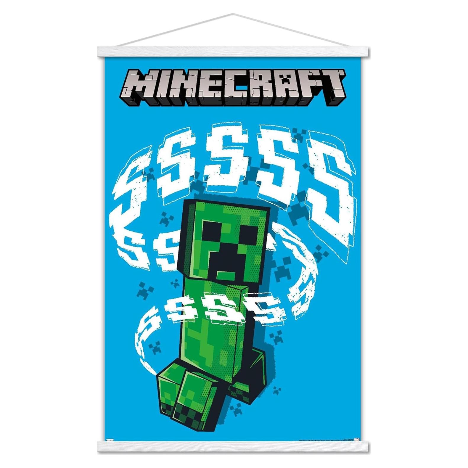 Póster de pared Trends International Minecraft Creeper 86x56 cm