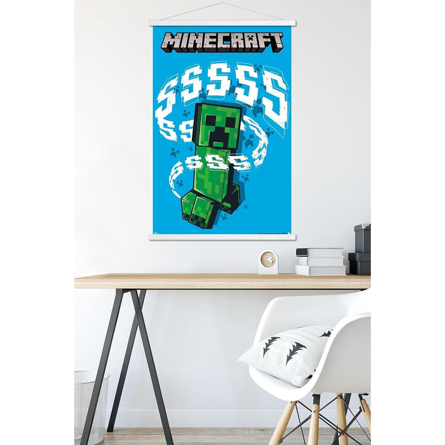 Póster de pared Trends International Minecraft Creeper 86x56 cm