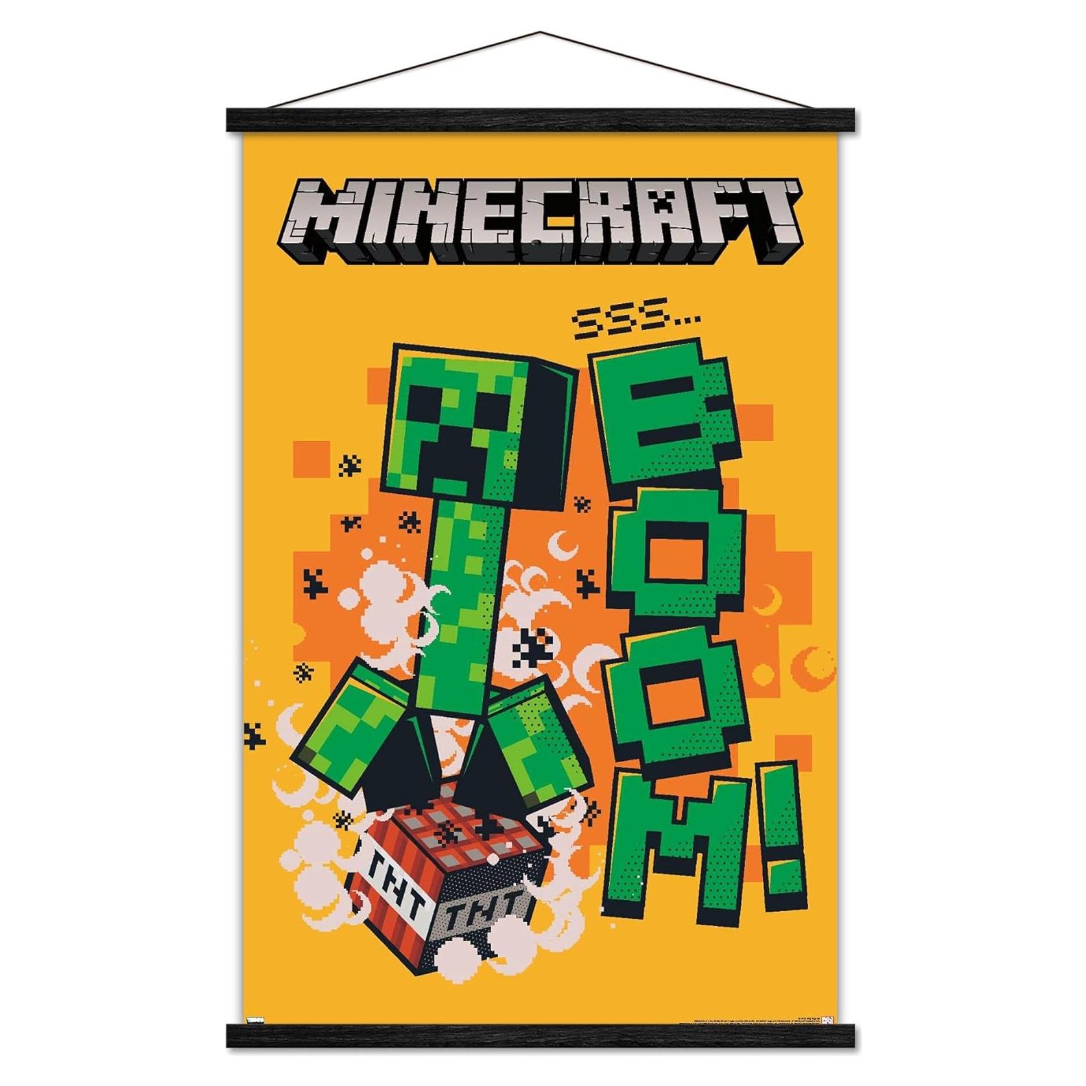 Póster de Pared Trends International Minecraft Creeper 86.4x56.8cm