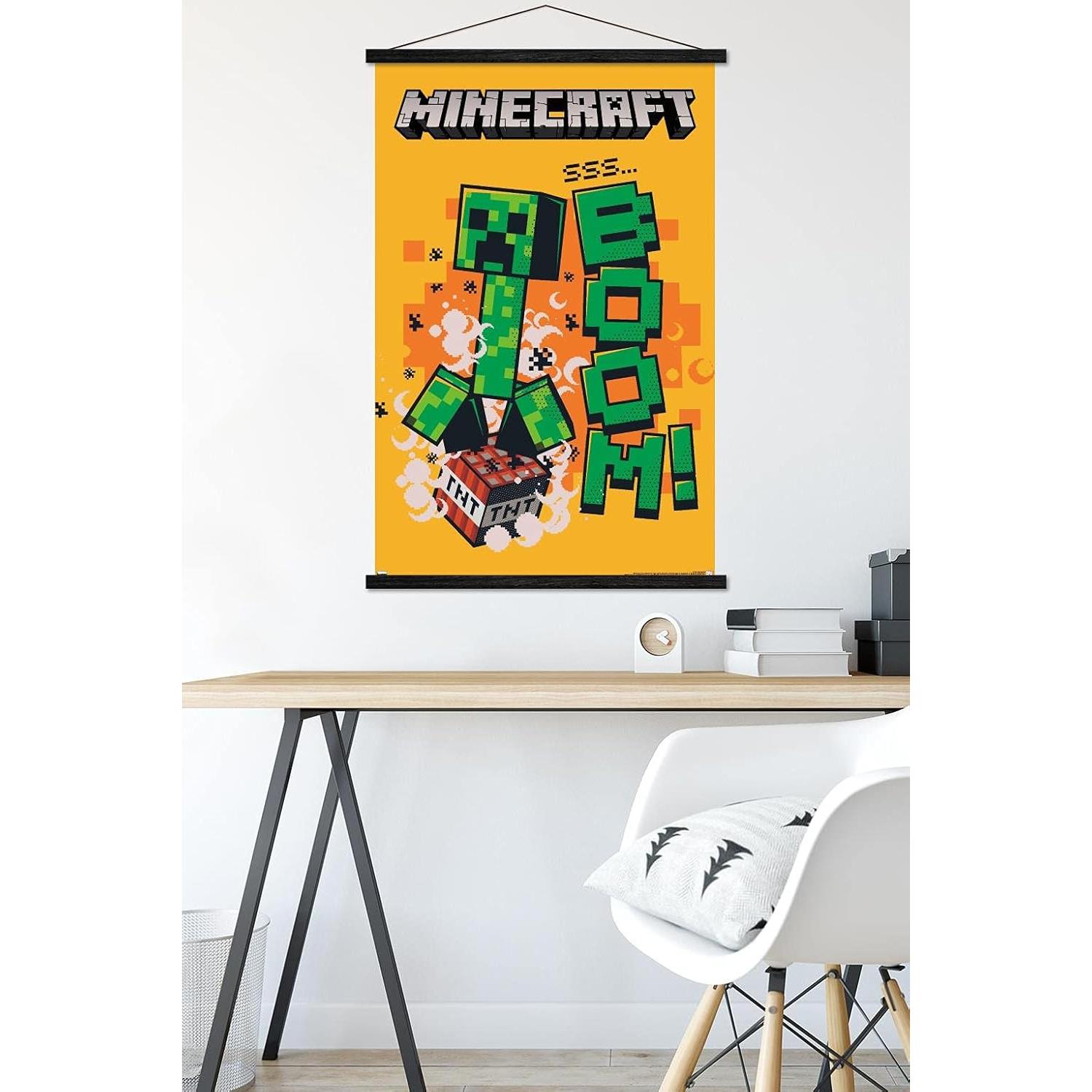 Póster de Pared Trends International Minecraft Creeper 86.4x56.8cm