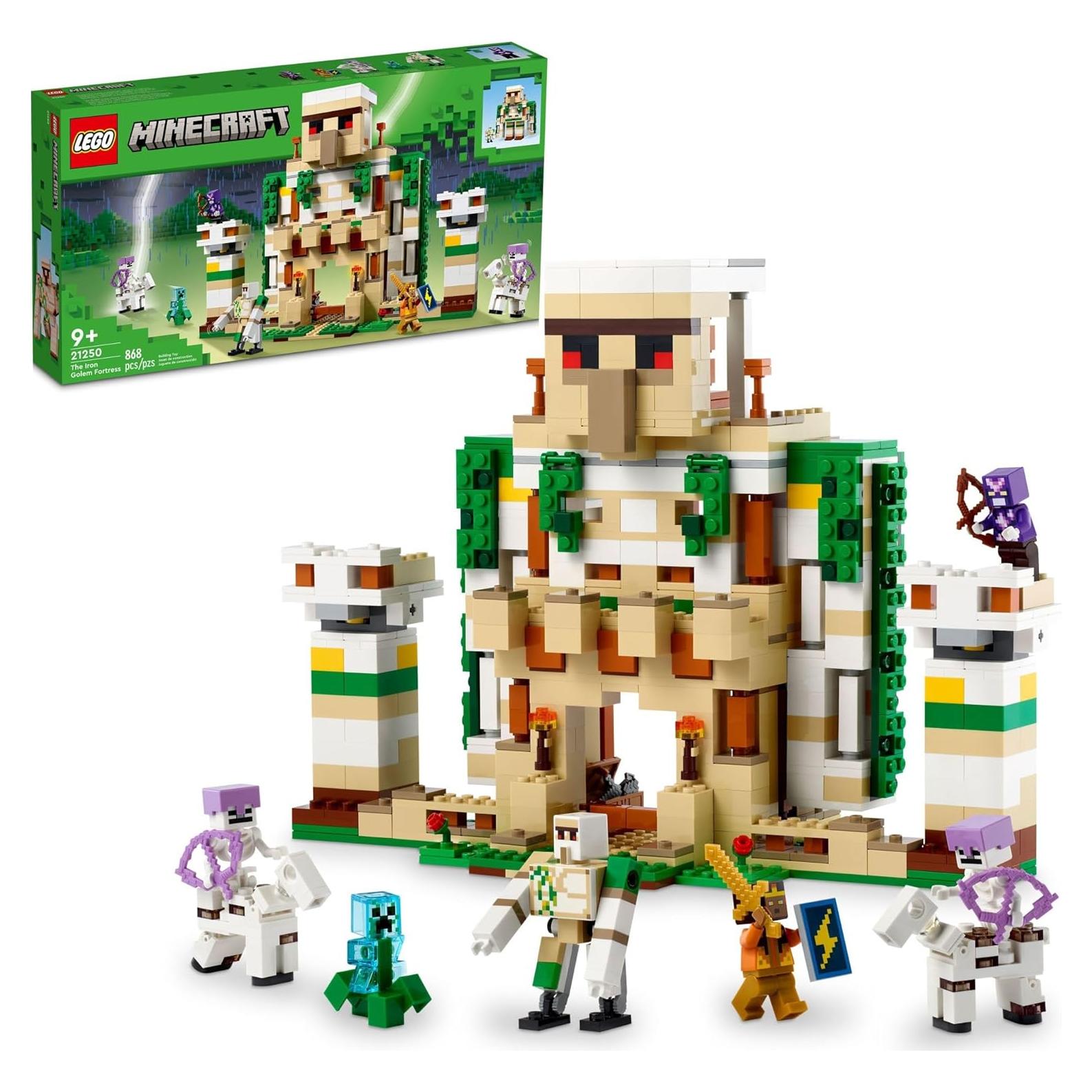 LEGO Minecraft Fortaleza del Golem de Hierro 21250 - 868 Piezas