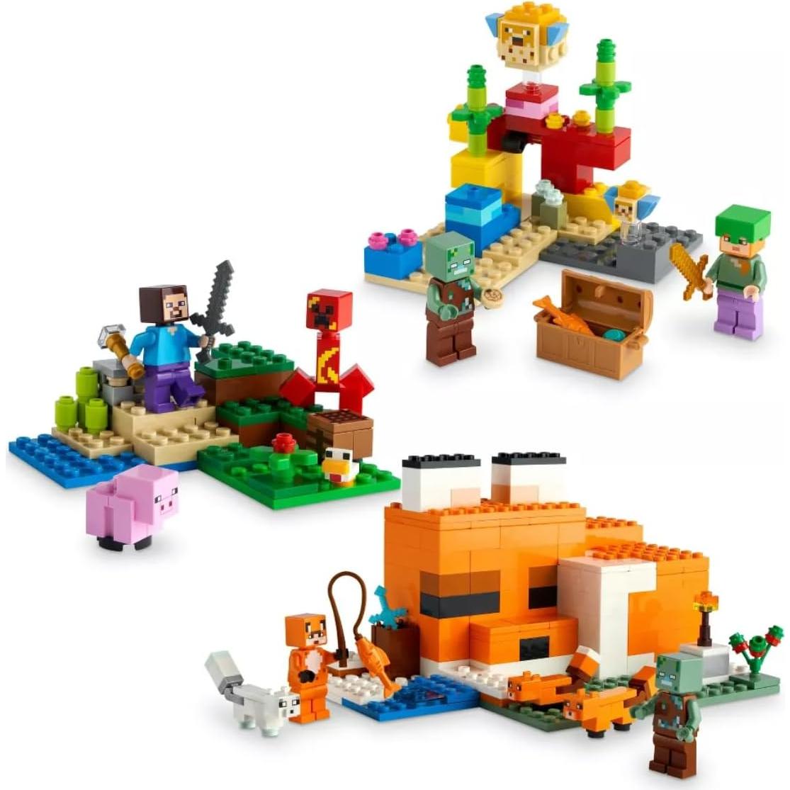 LEGO Minecraft Aventuras en el Mundo Superior 3 en 1 66779