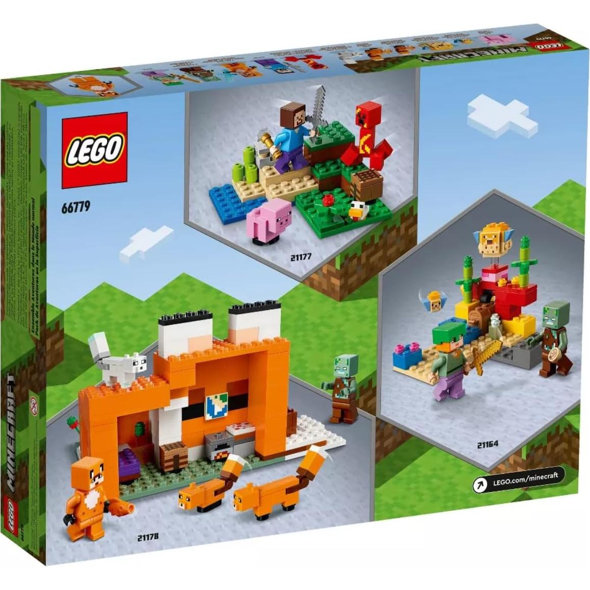 LEGO Minecraft Aventuras en el Mundo Superior 3 en 1 66779