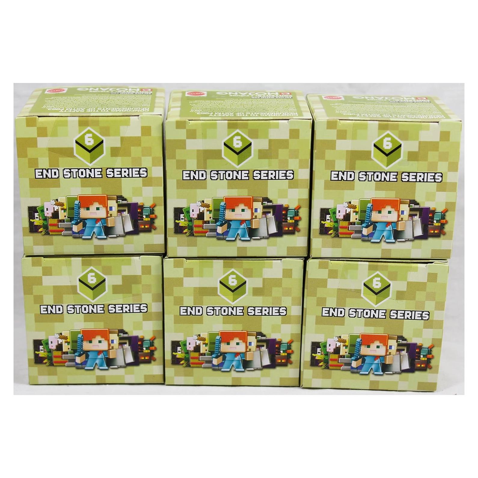 Paquete de 6 Mini-Figuras Minecraft End Stone Serie 6