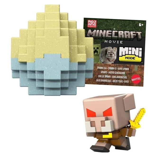 Huevo de Aparición Mini Hoglin Minecraft - Mattel