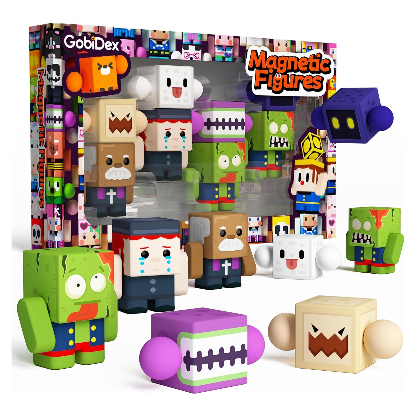 Juego de Figuras Magnéticas GobiDex 8PCS para Niños 3+